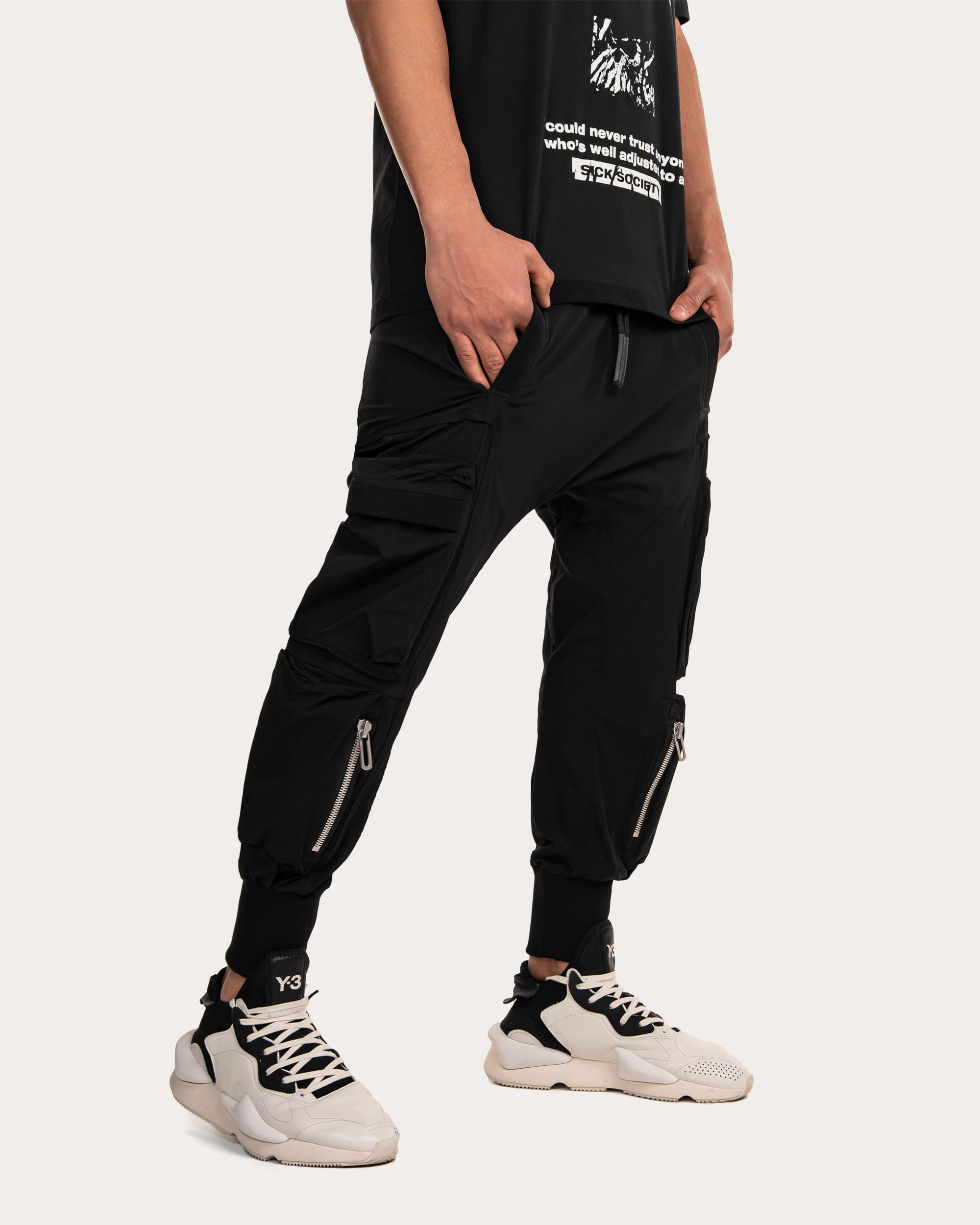 Stretch cargo pants - P11784