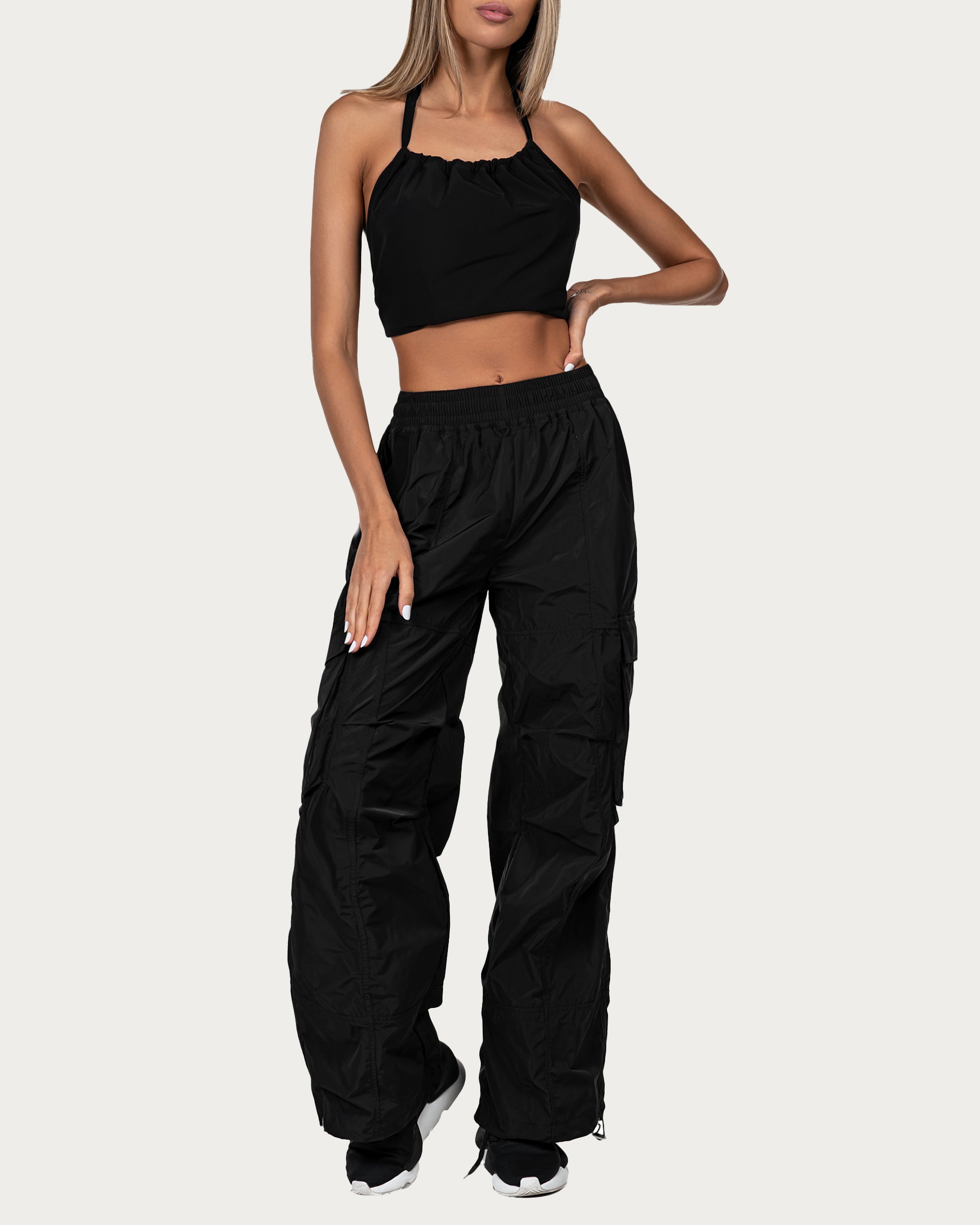 Flare cargo pants - P24430