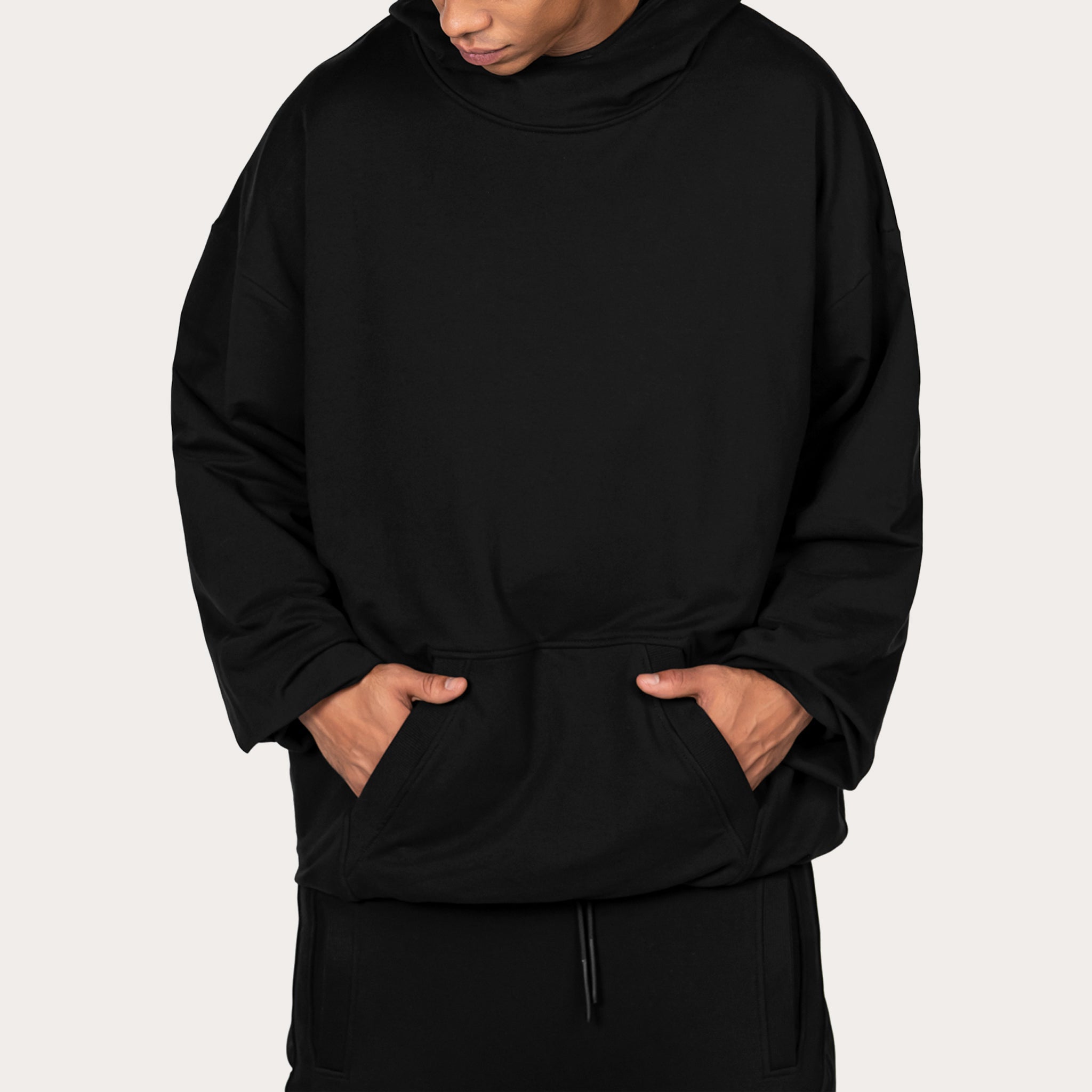 Oversized double hoodie - H13870