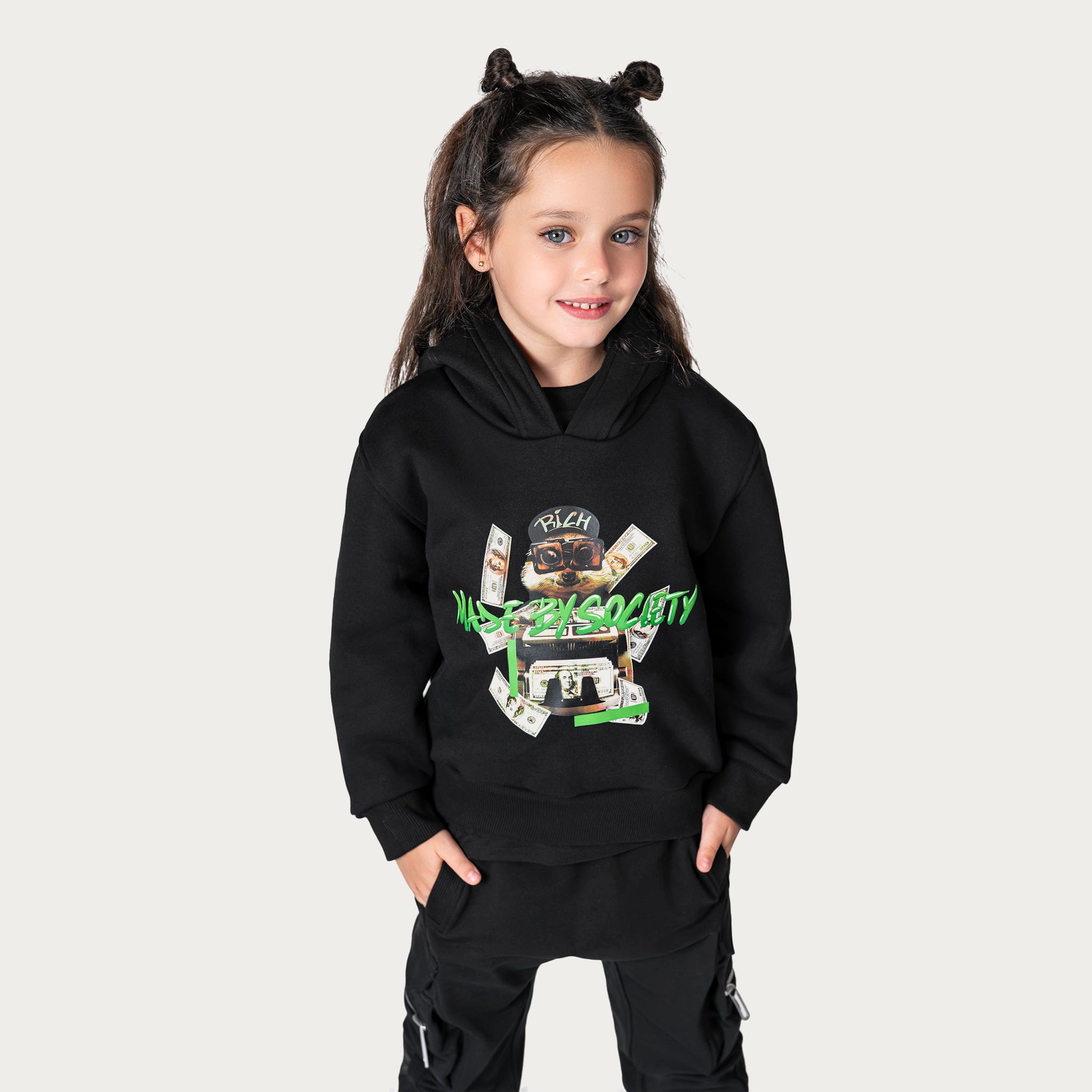 Born to be rich hoodie - H34592