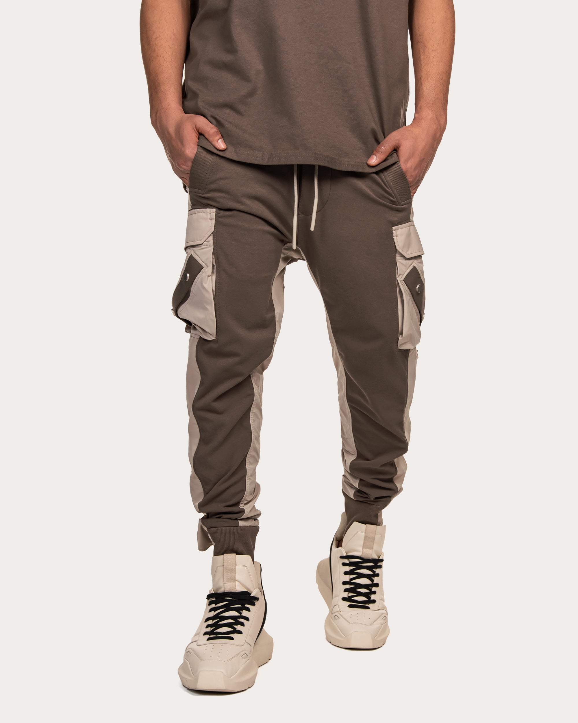 Stud cargo pants - P12811