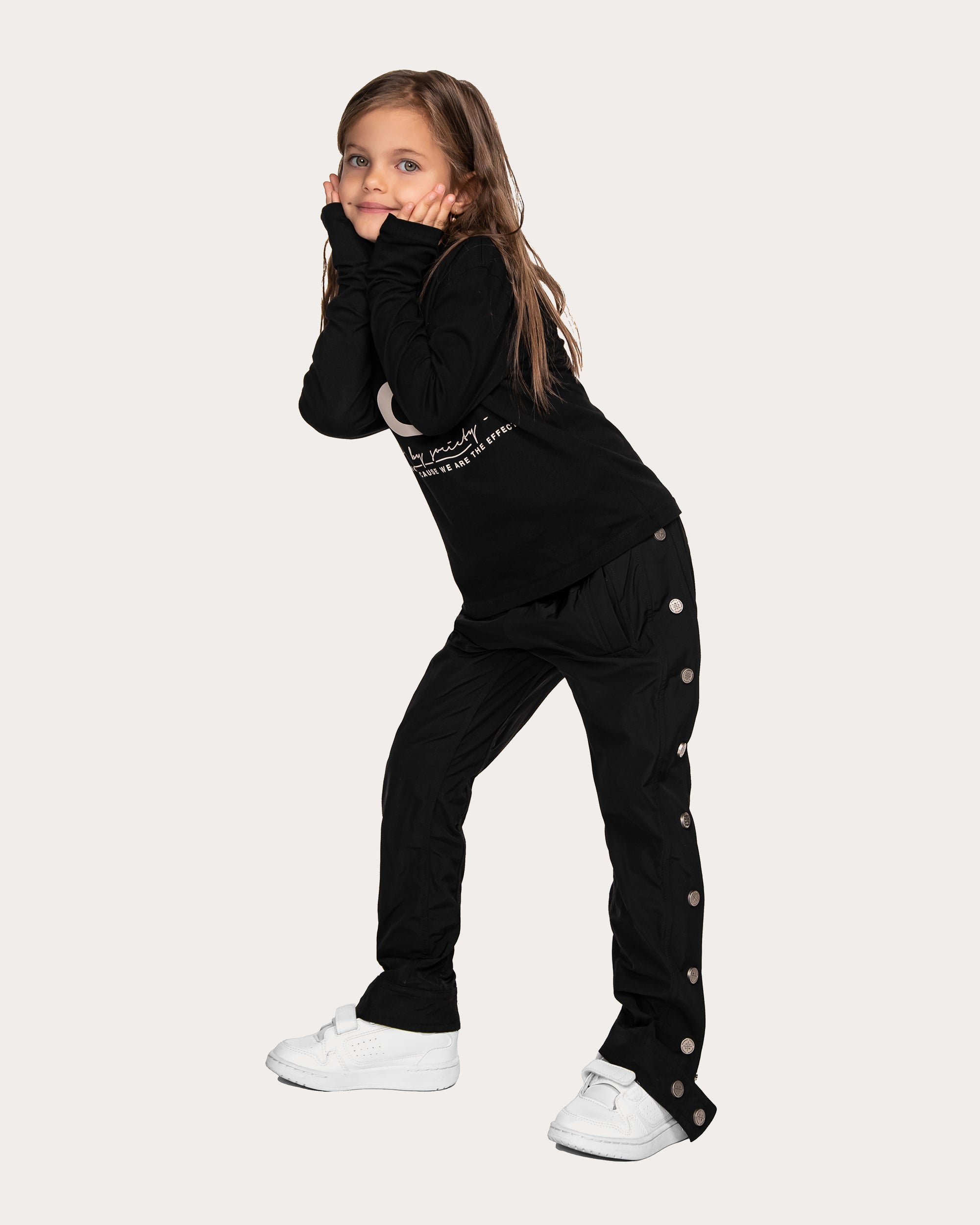 Stud track pants - P32393
