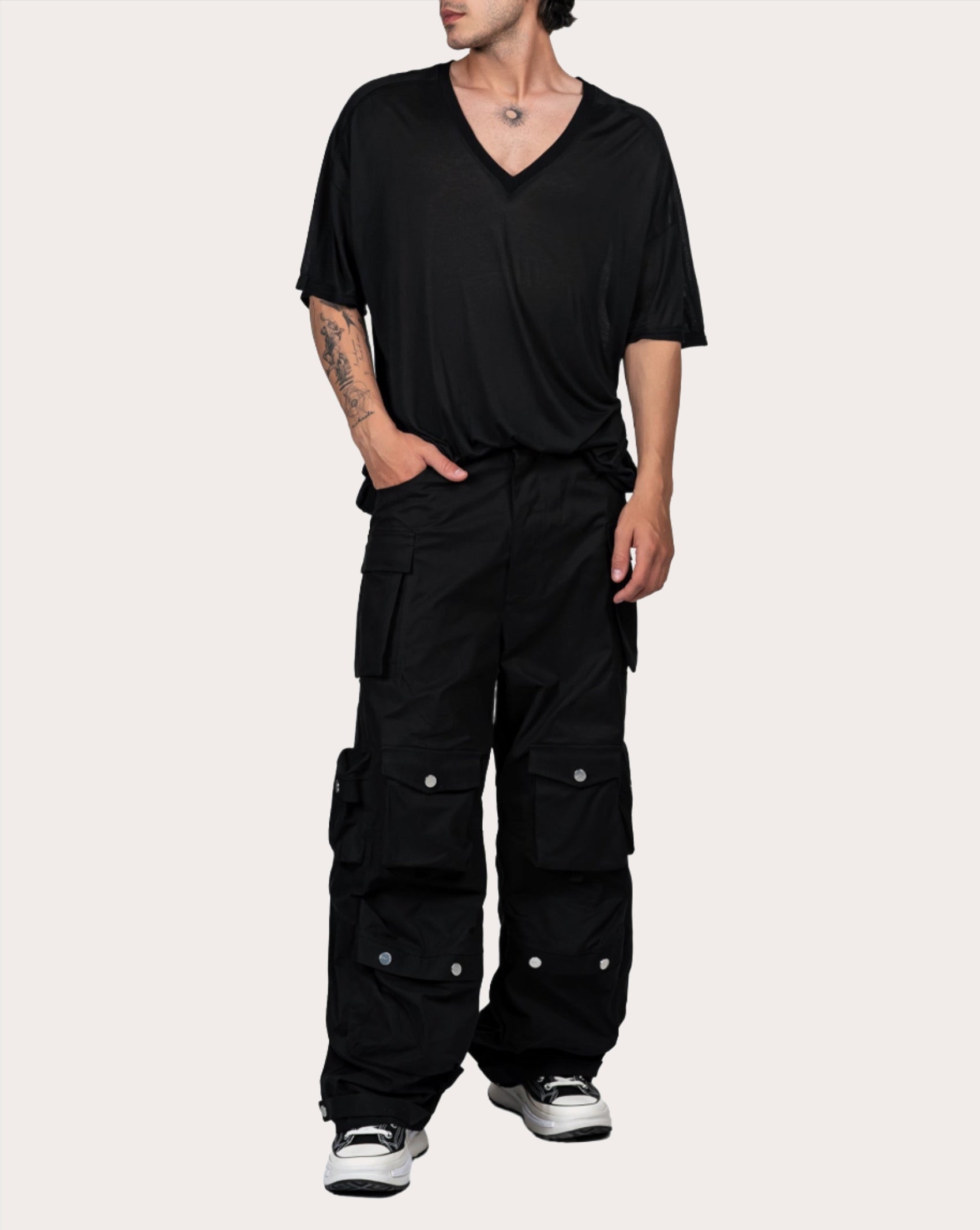 Multi pocket cargo pants - P13808