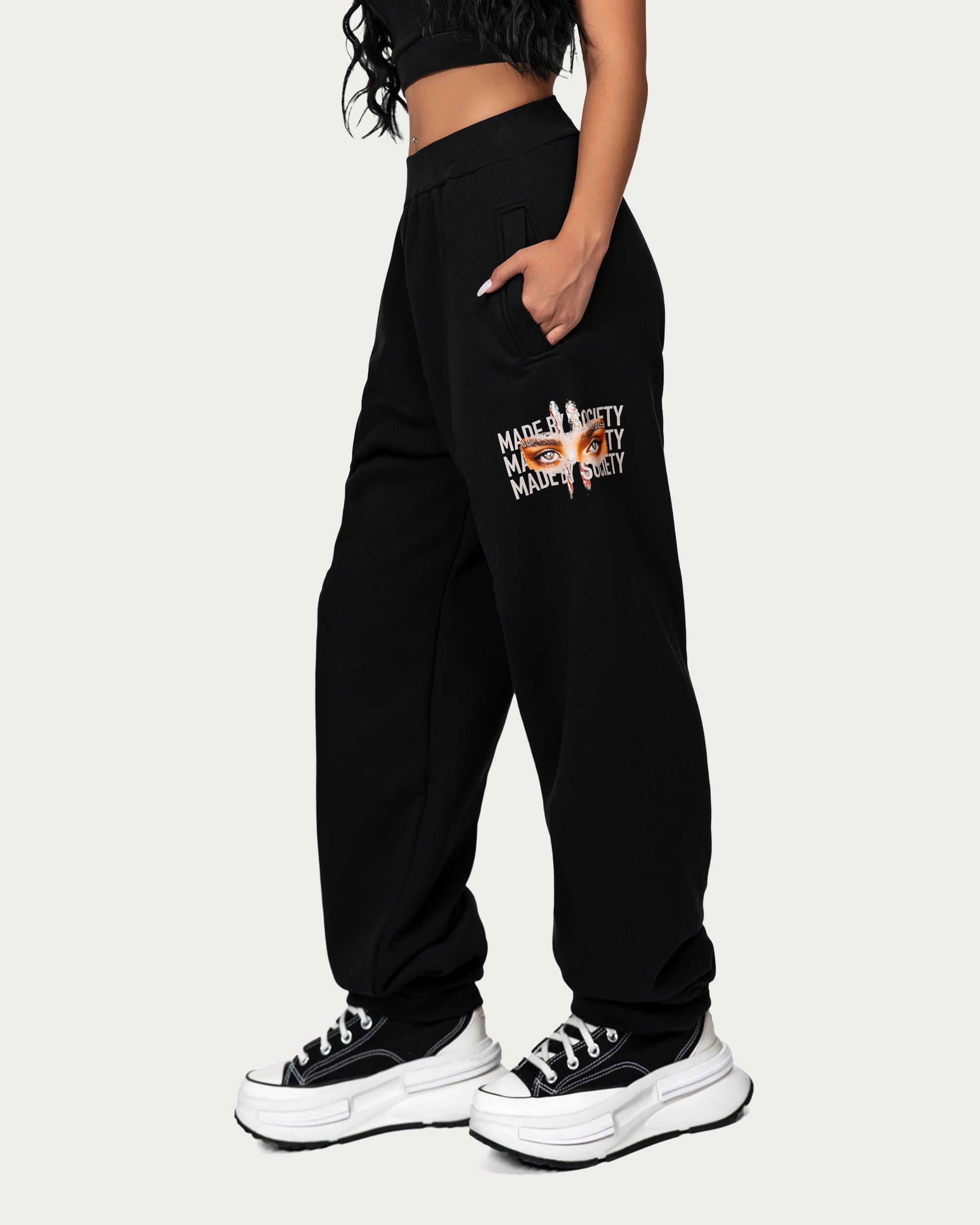 Loose jogger pants - P24865