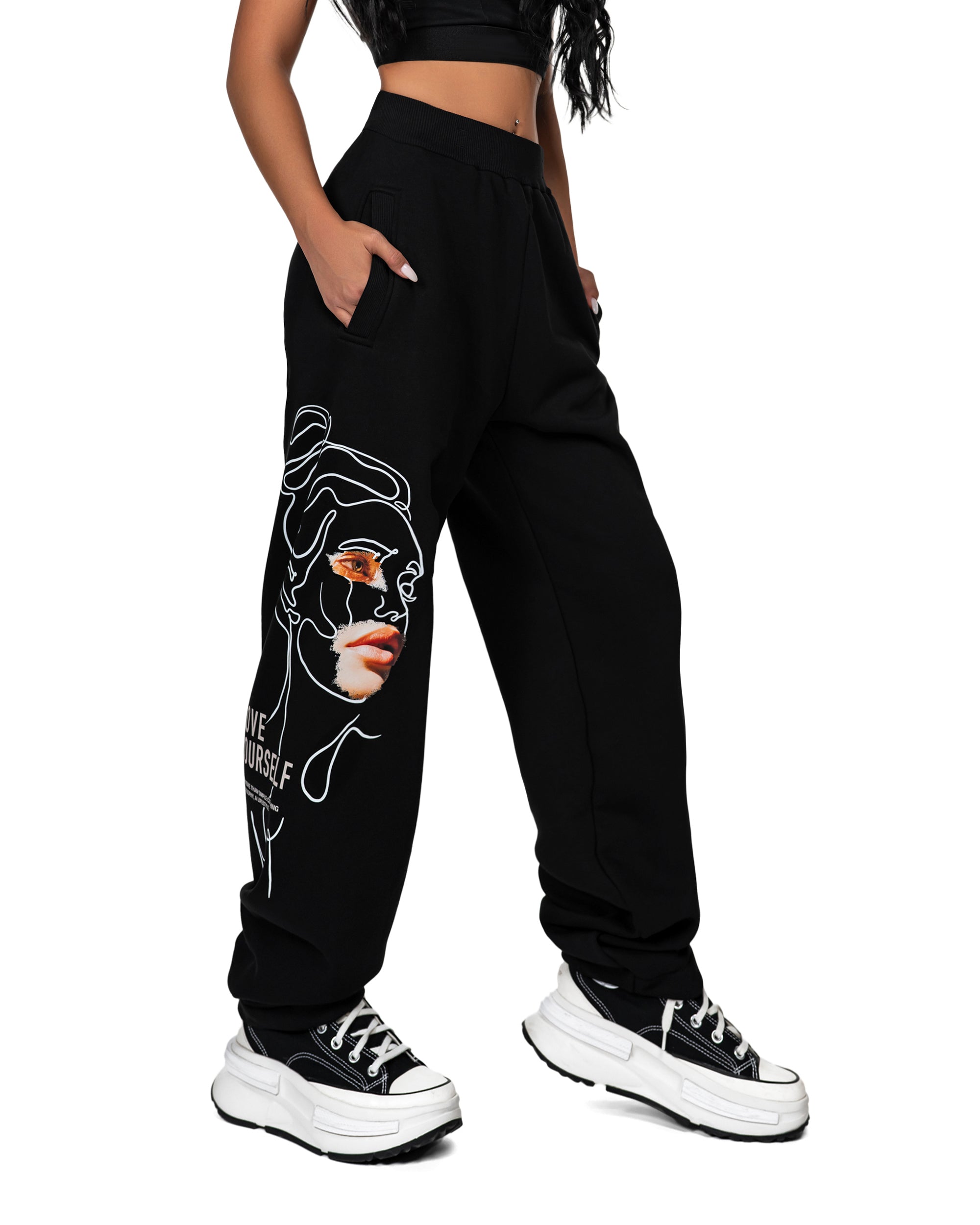 Loose jogger pants - P24865