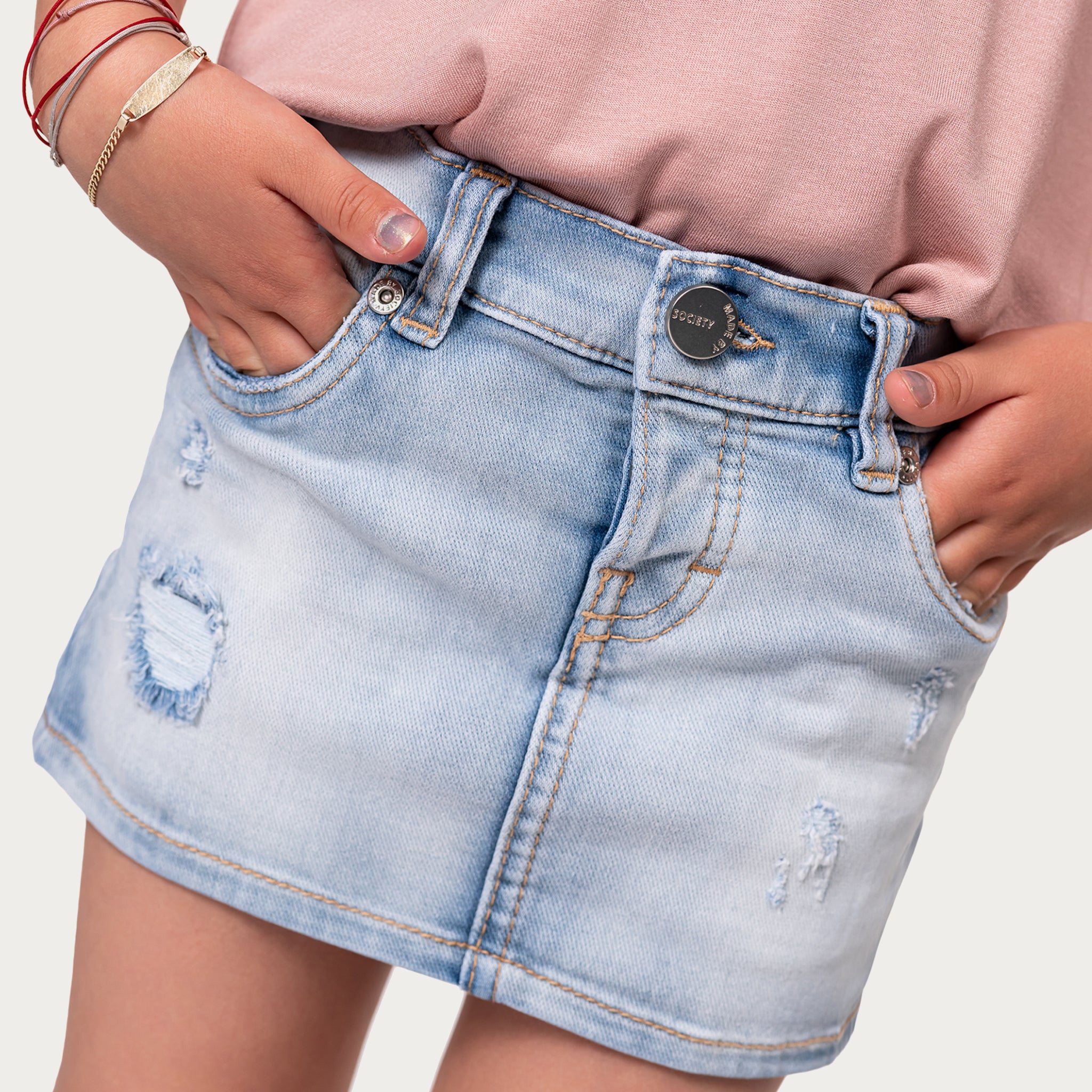 Short jeans skirt - F33551