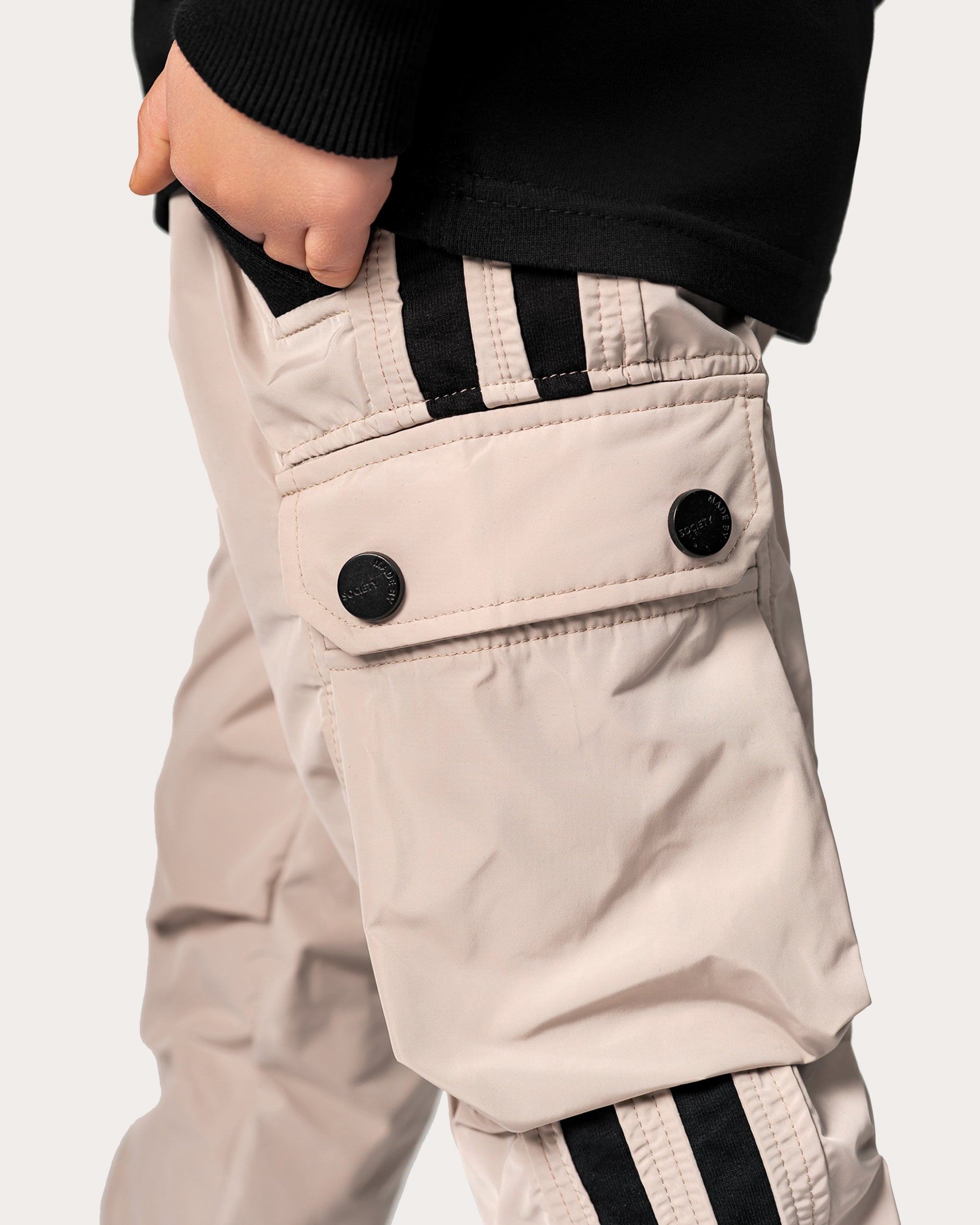 Stripes cargo pants - P34131