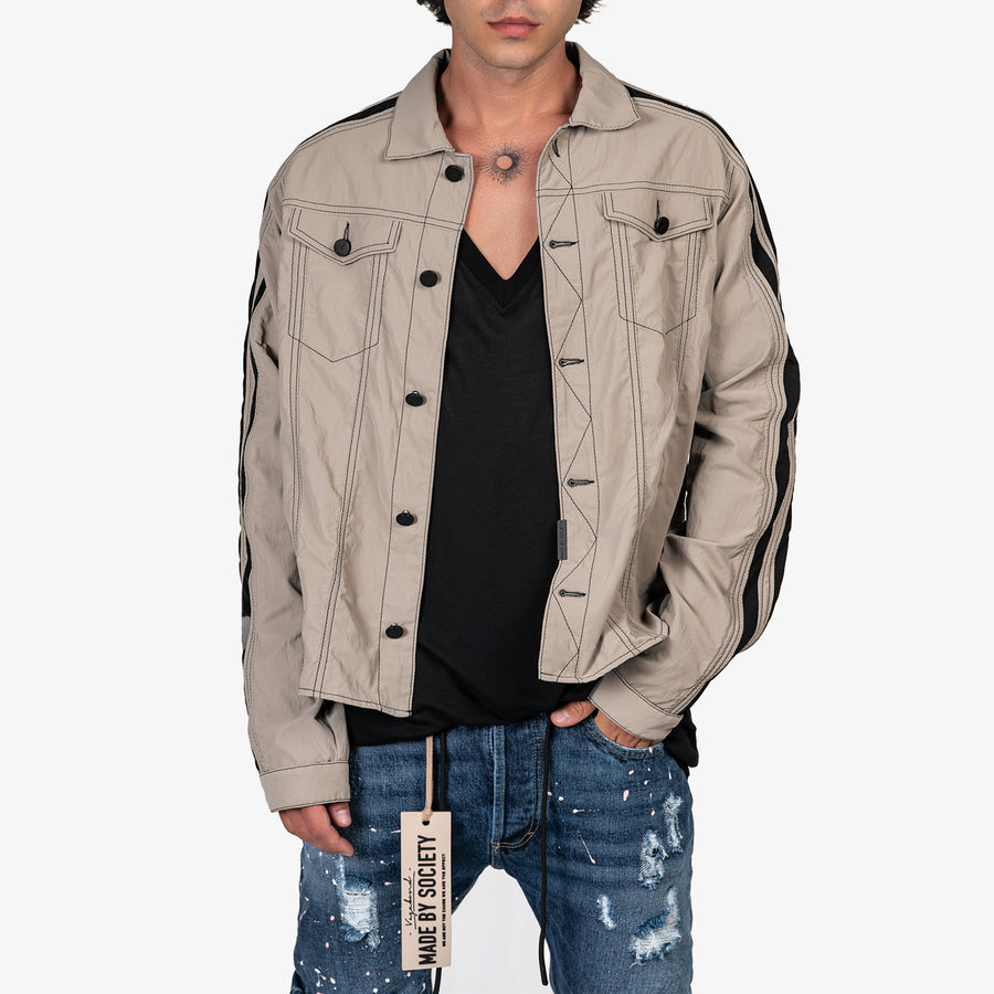 STRIPES SHORT JACKET - J13896