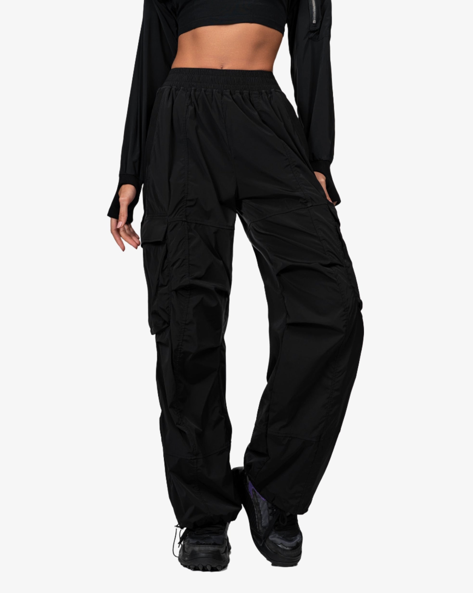 Flare cargo pants - P24432