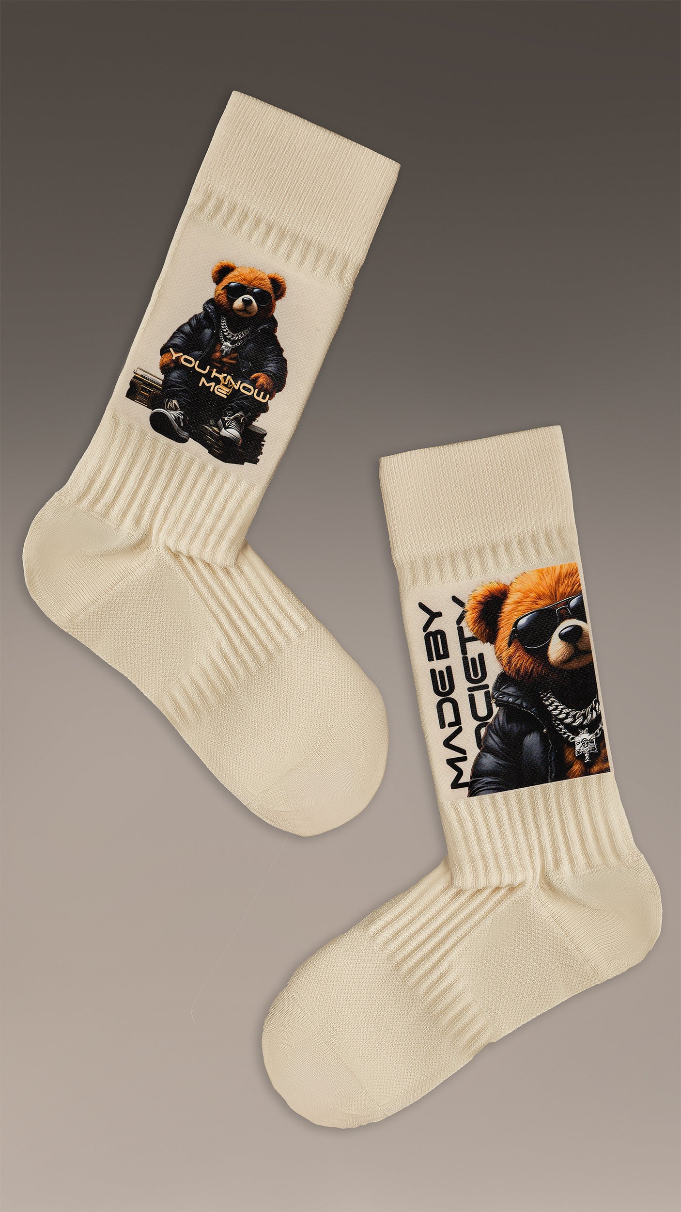 "YOU KNOW ME" Socks - A12132
