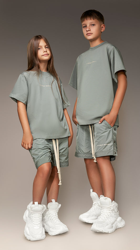 Snap Button Shorts - B36601