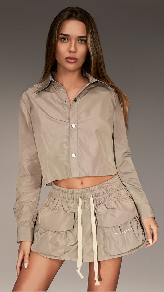 Cropped Hemd - C26366