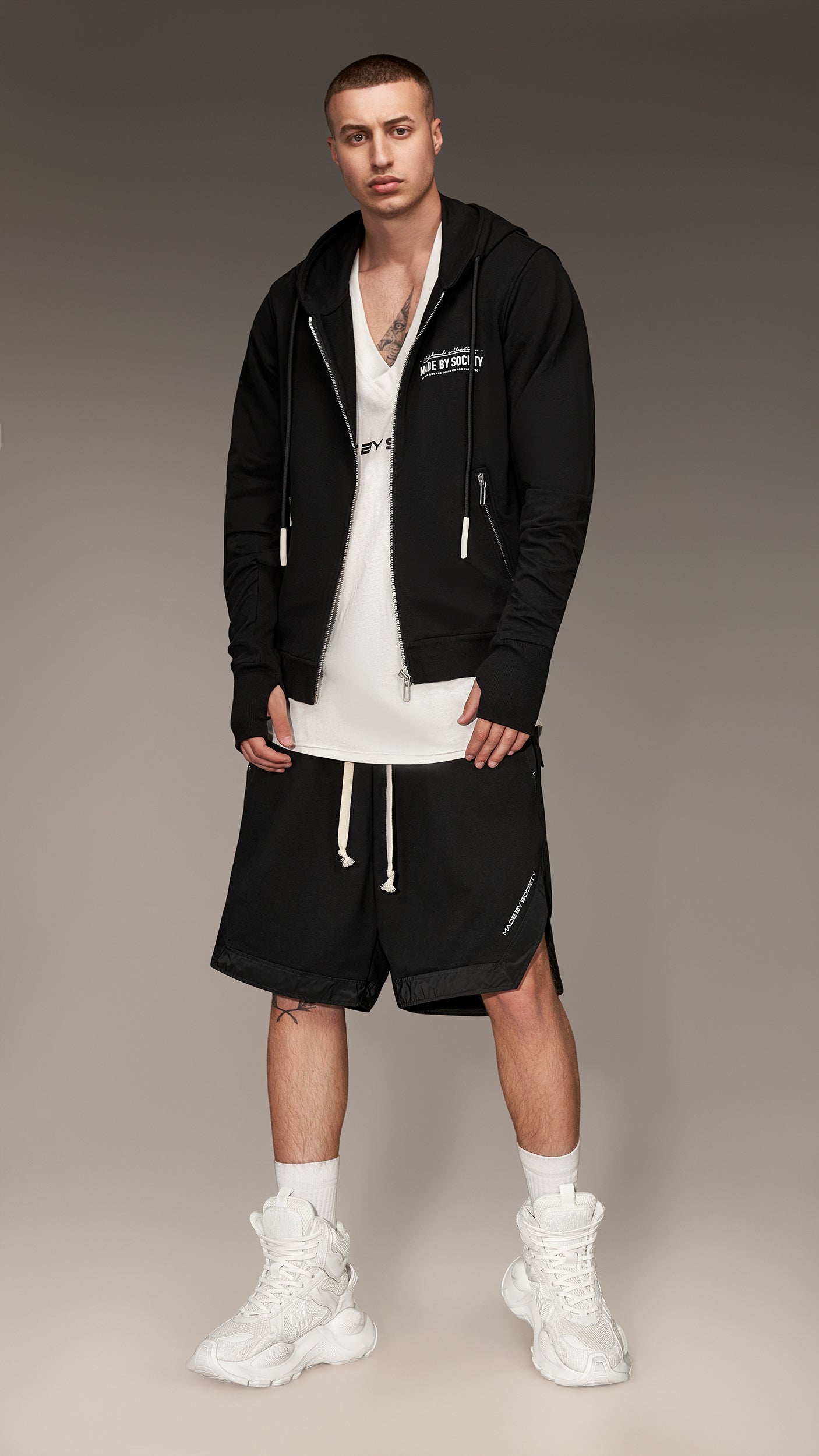 Made by society top hoodie - H13247