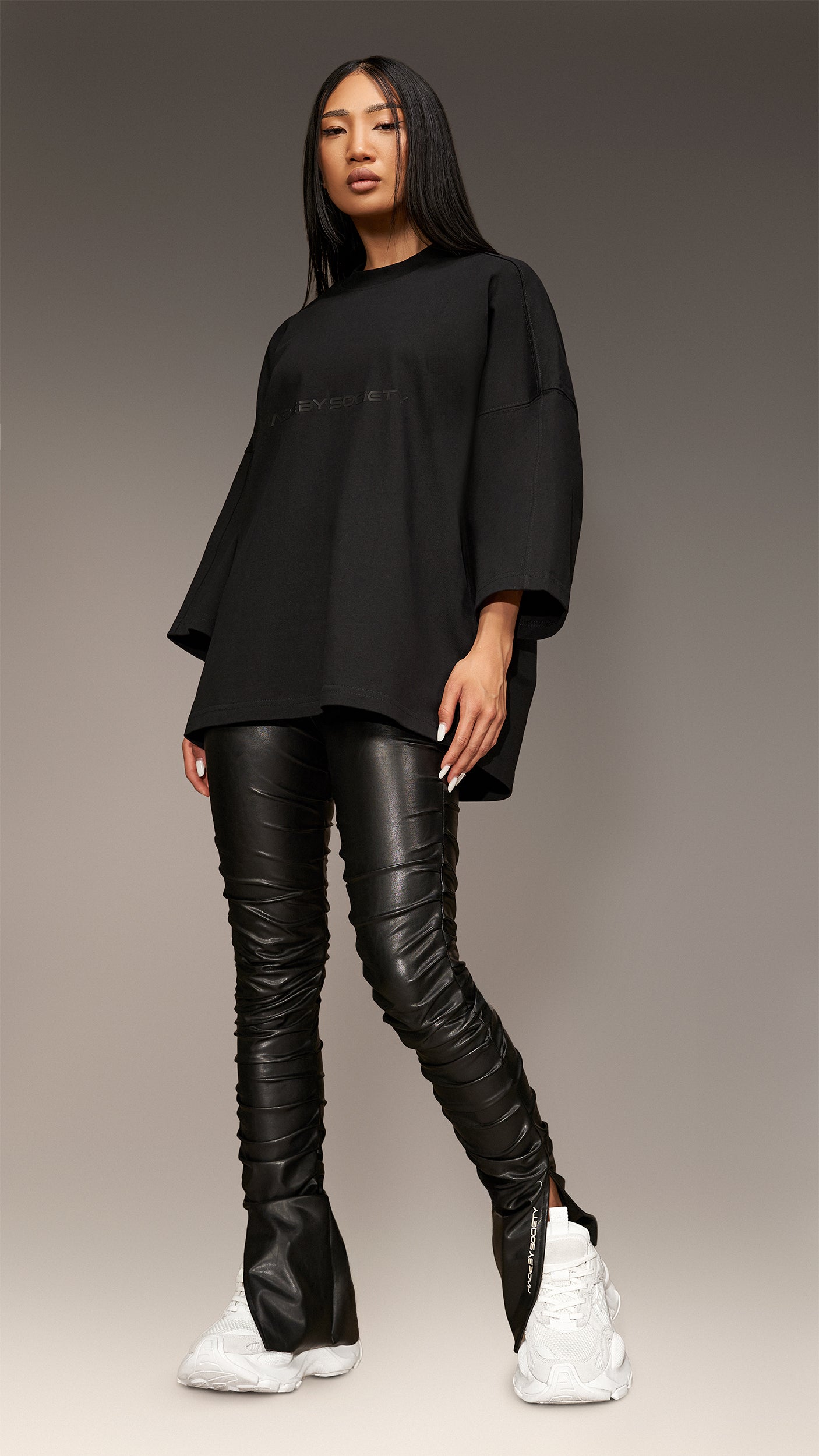 Oversized T-shirt Made By Society - T25868
