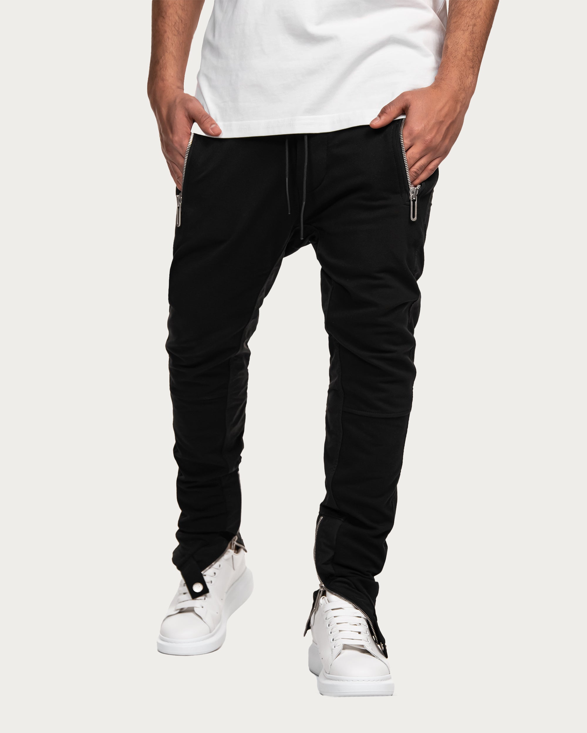 Zip track pants - P12375