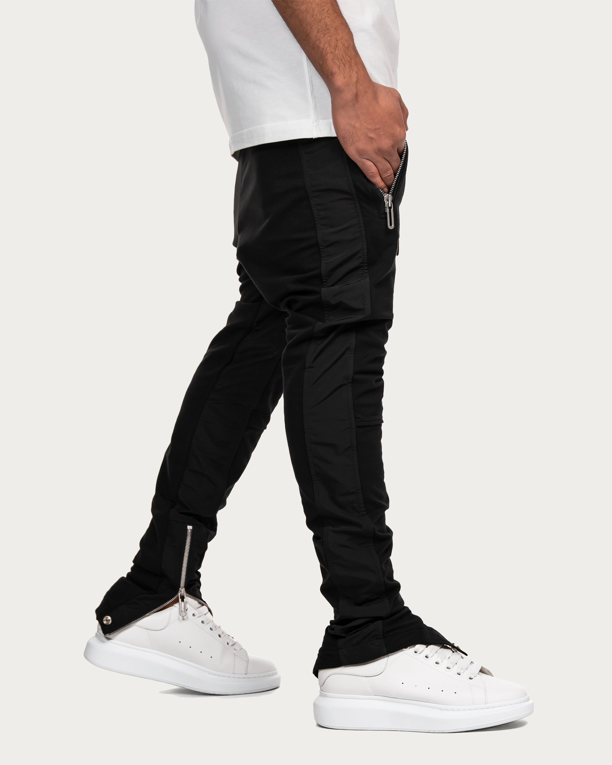 Zip track pants - P12375