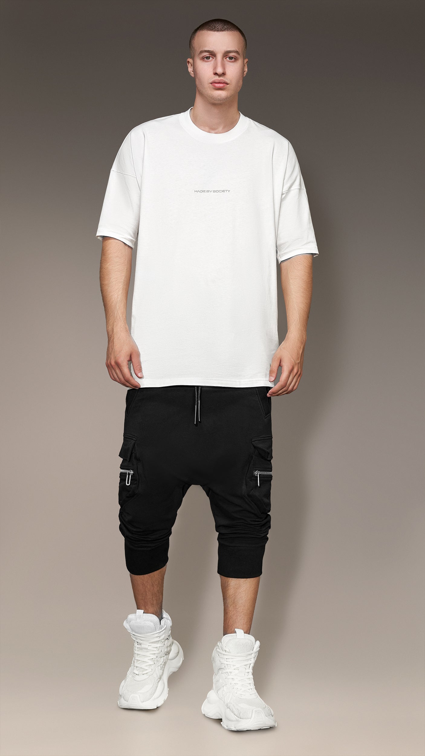 Loose cargo shorts - B11793
