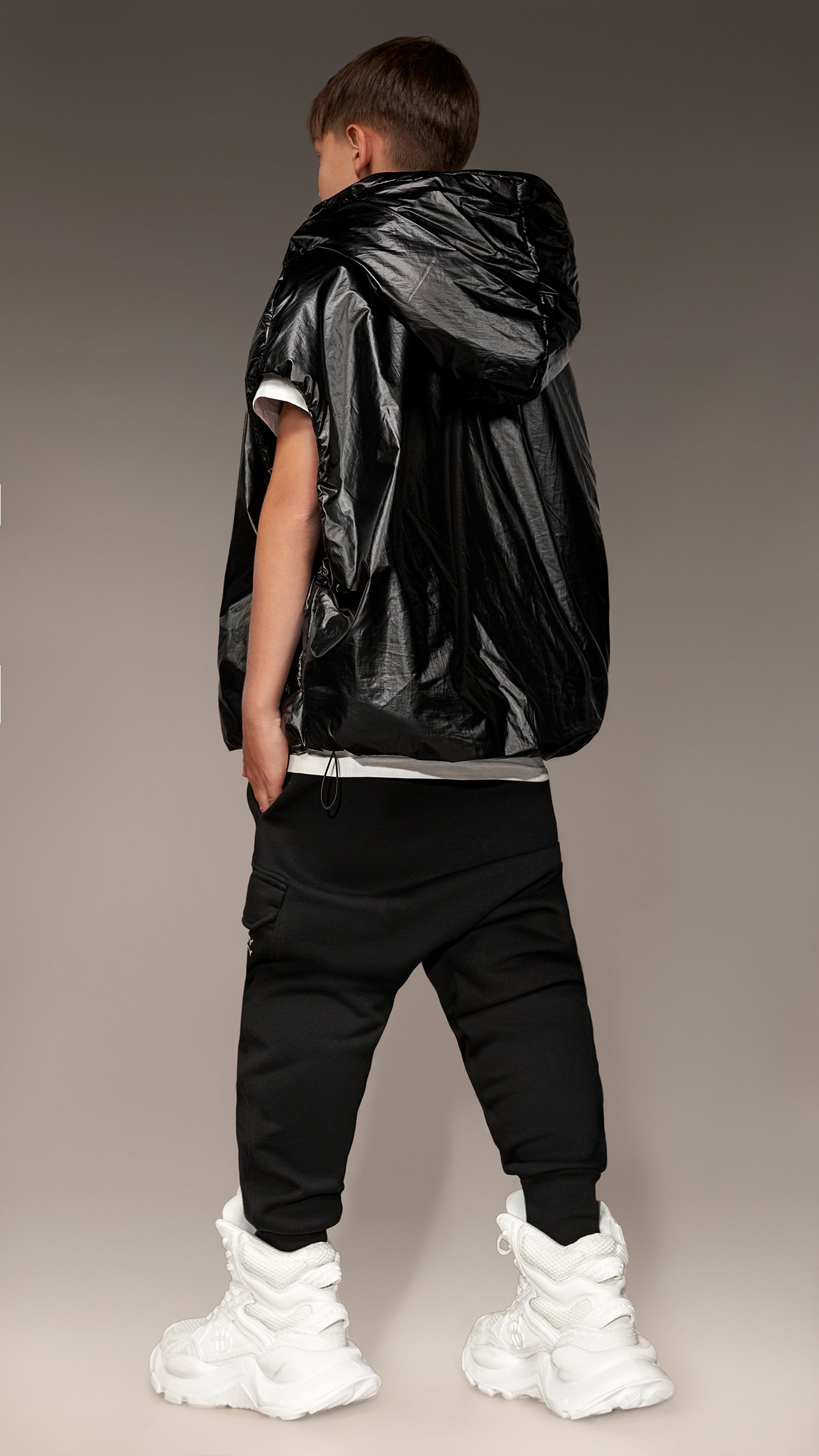 "Made by Society" Hooded Vest - V35888