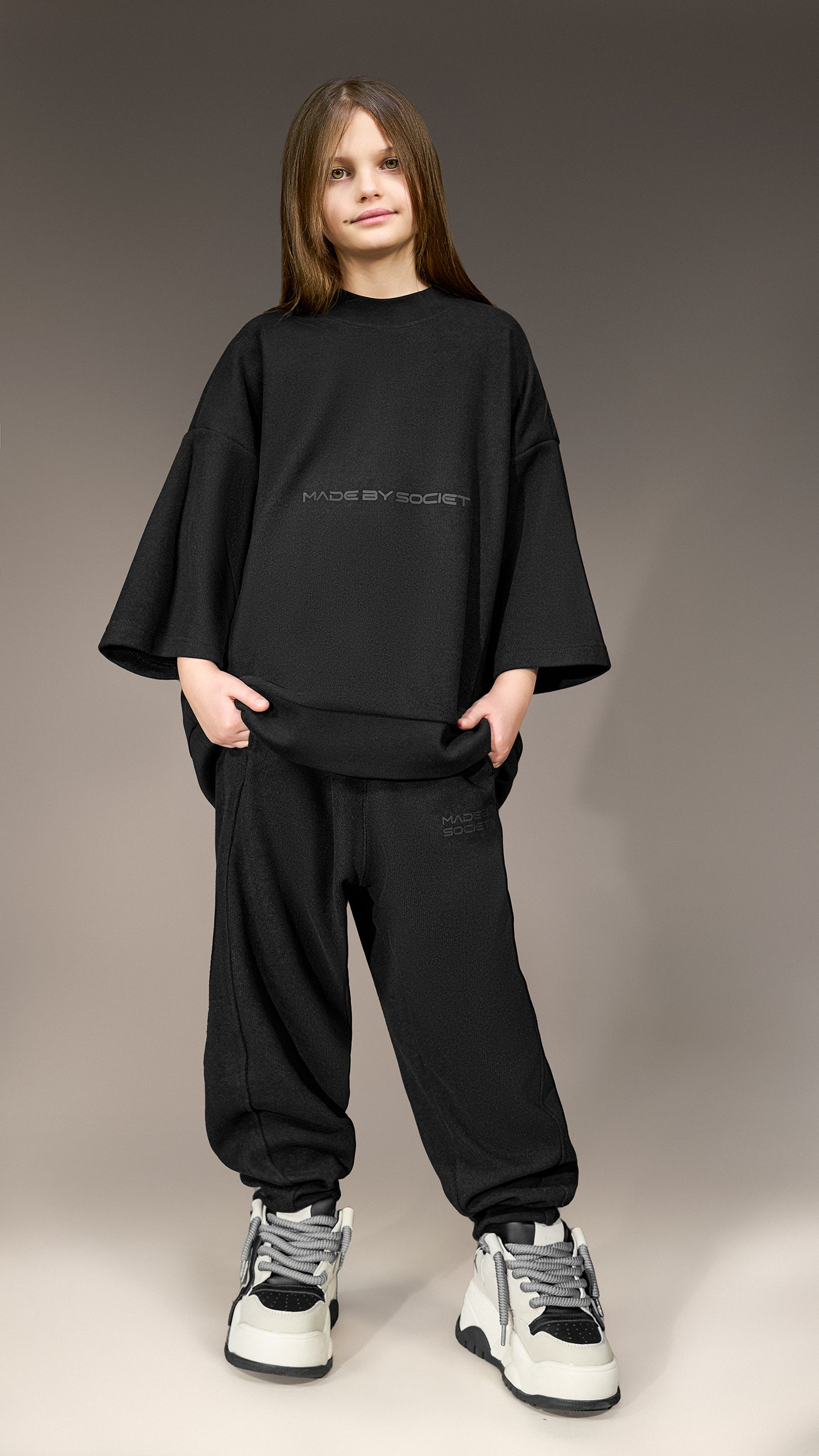 Oversized T-shirt "MADE BY SOCIETY" - T36066