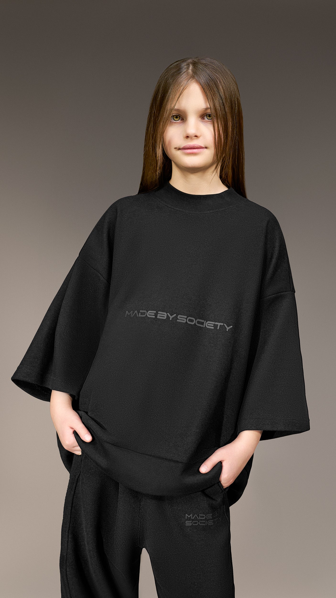 Oversized T-shirt "MADE BY SOCIETY" - T36066