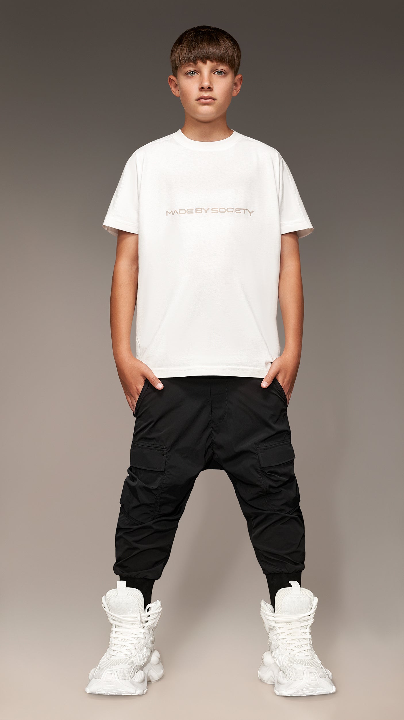 Patch cargo pants - P34557