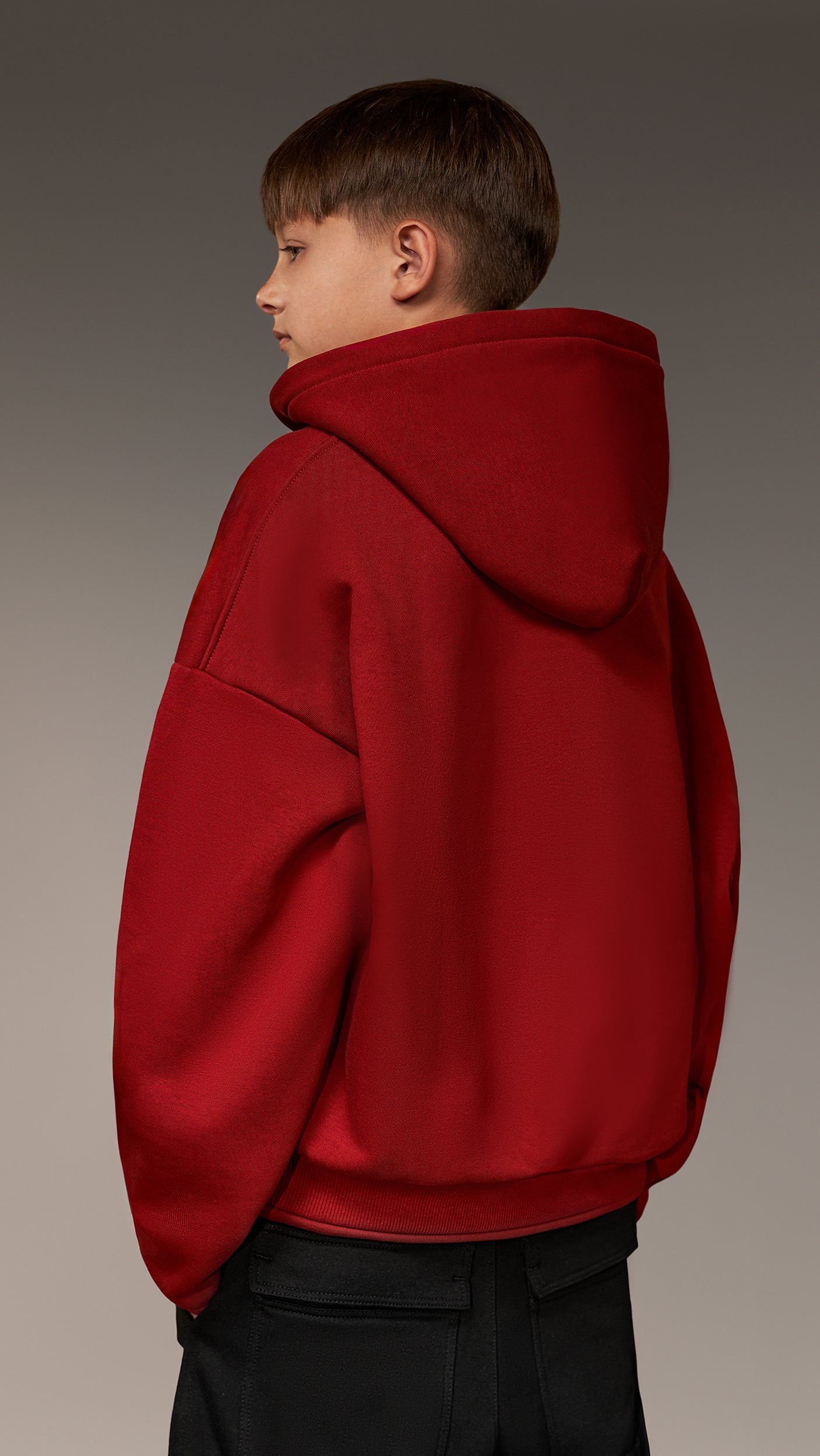 Oversized Hoodie "Made by Society" - H35710
