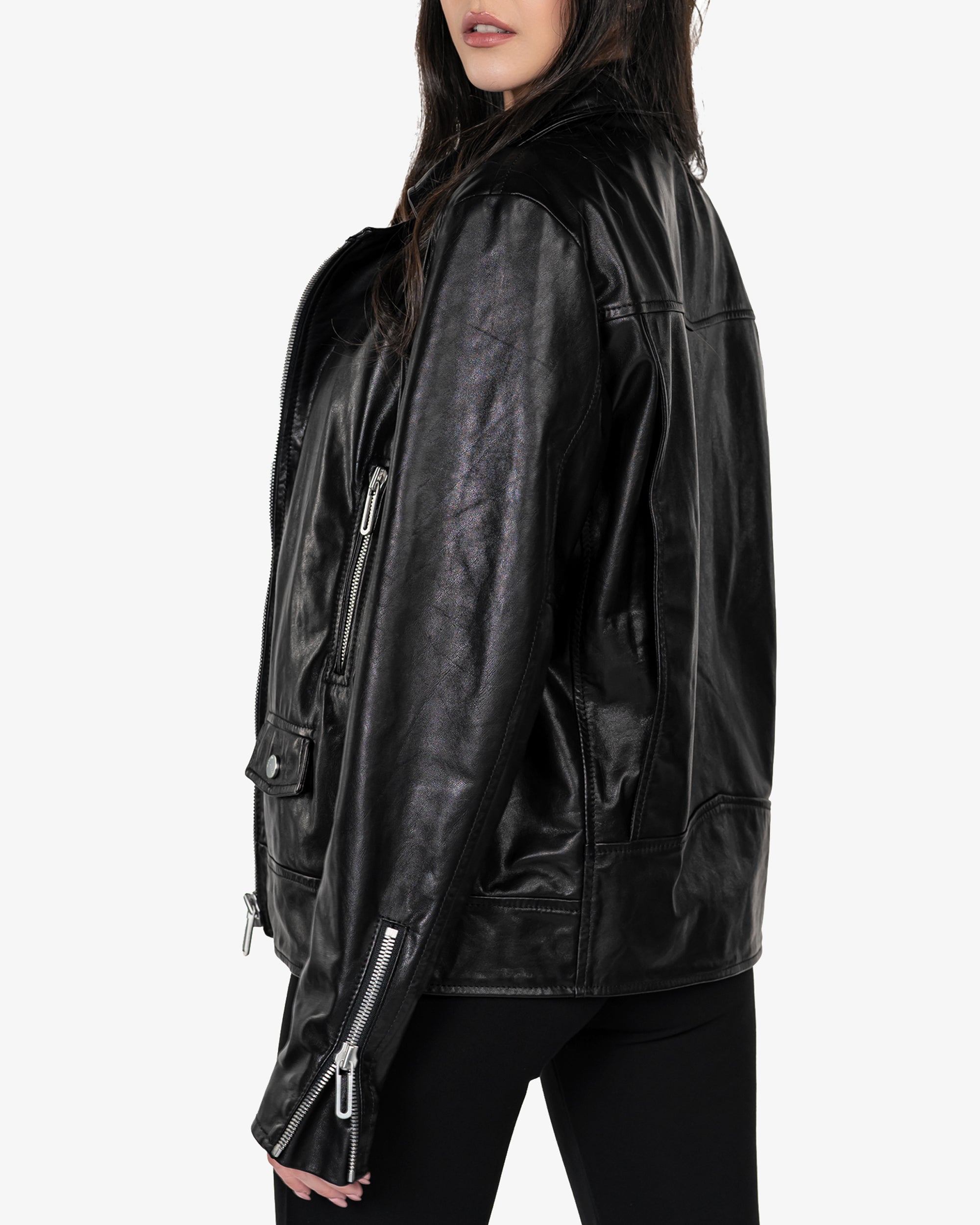 Leather jacket - J23863