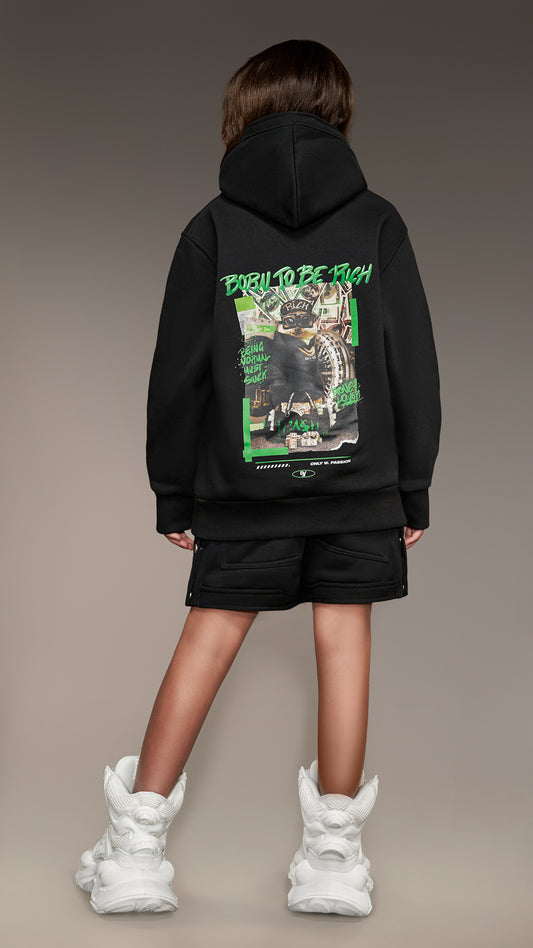 Hoodie „Born to be rich” - H34592