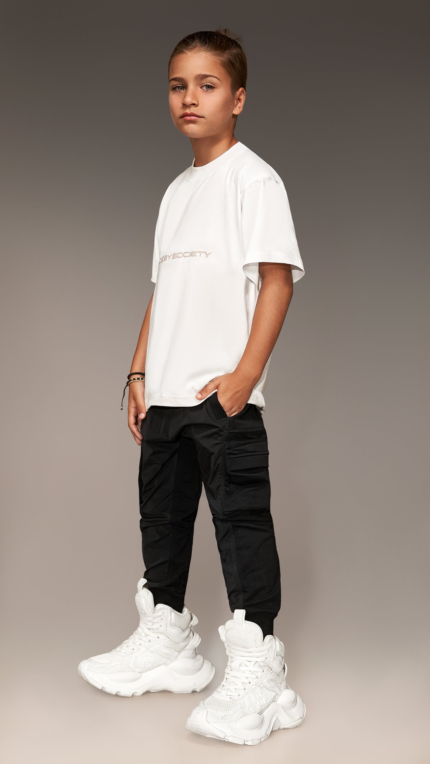 Hem cargo pants - P32311