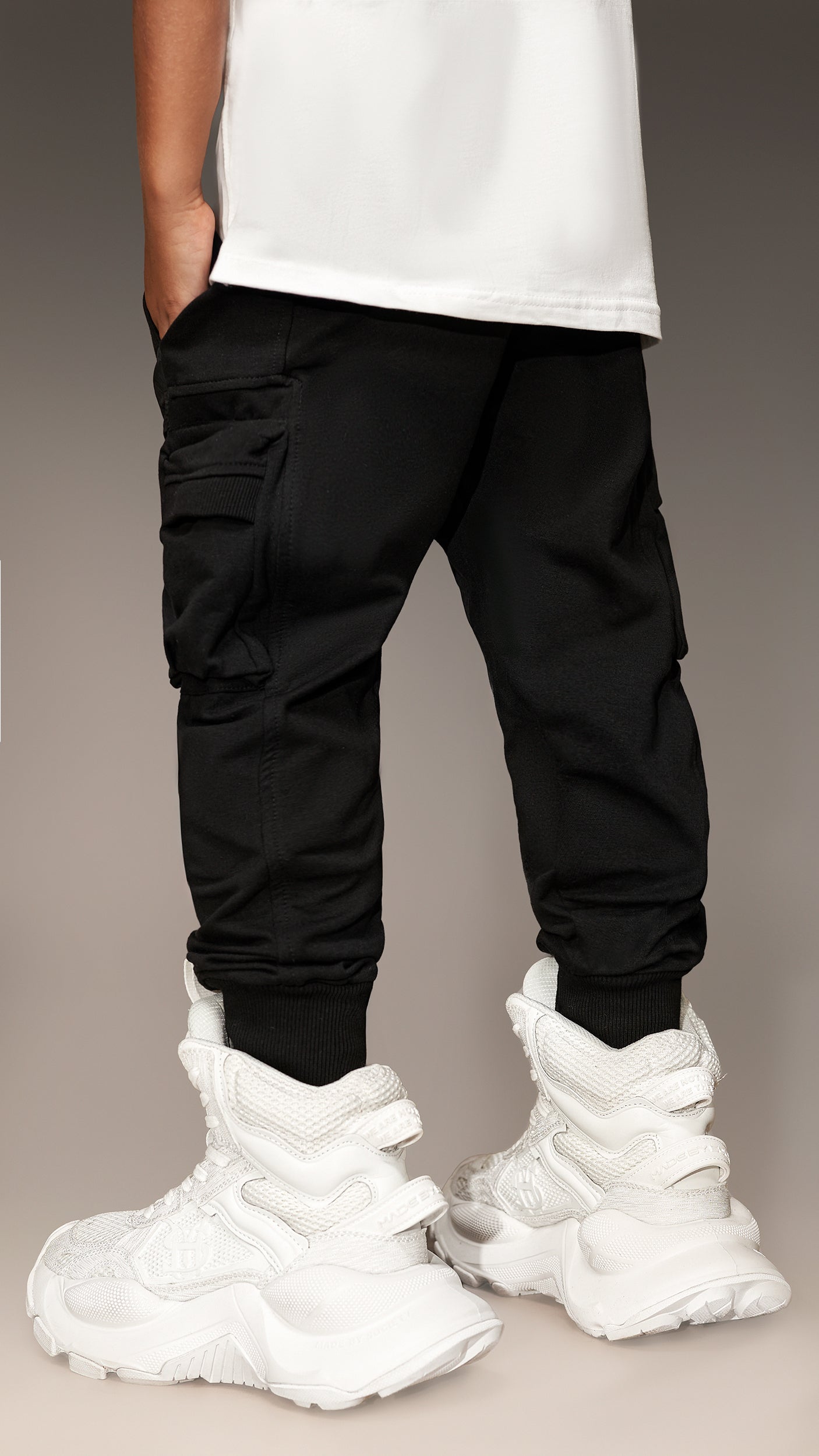 Hem cargo pants - P32311