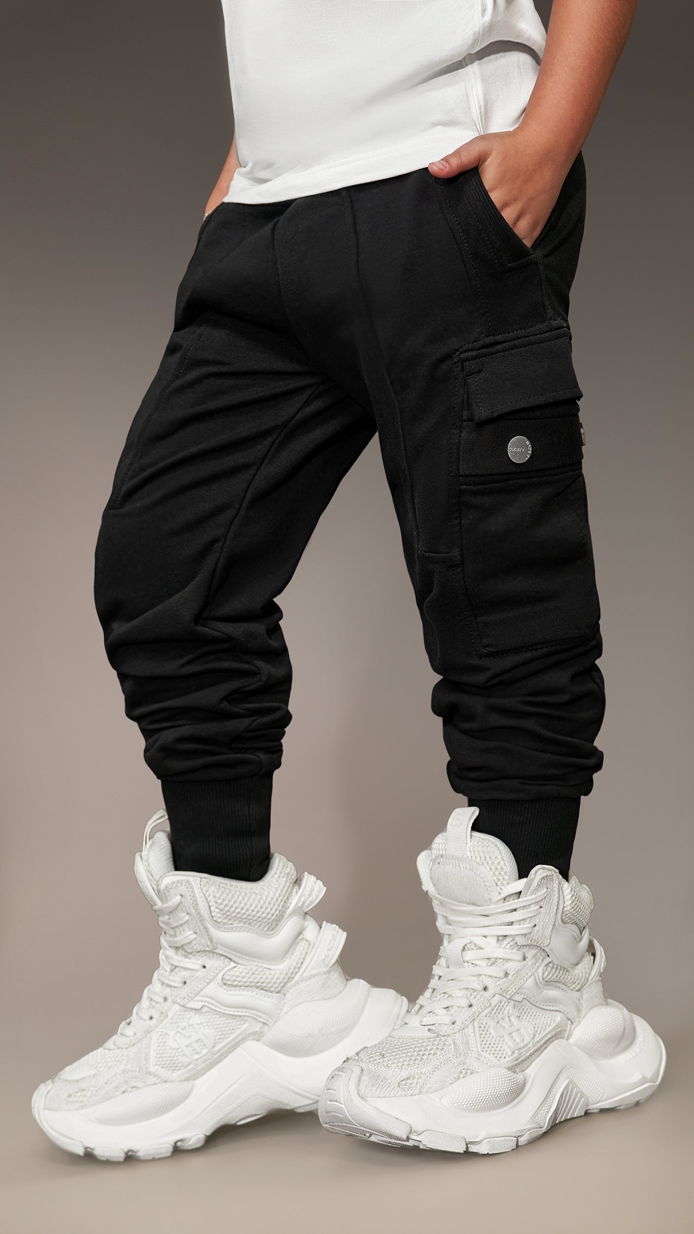 Stud cargo pants - P34111