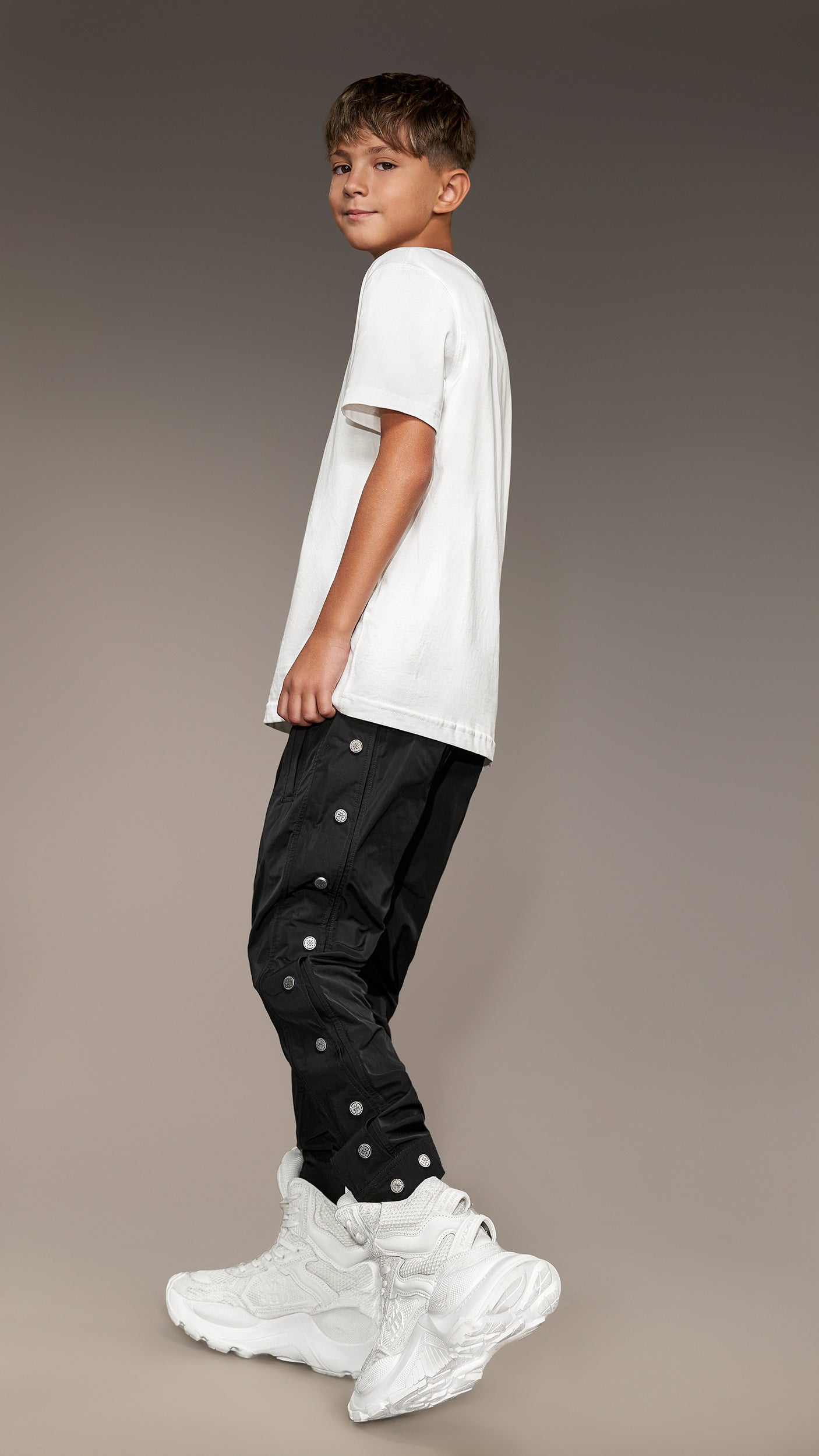 Stud track pants - P32393