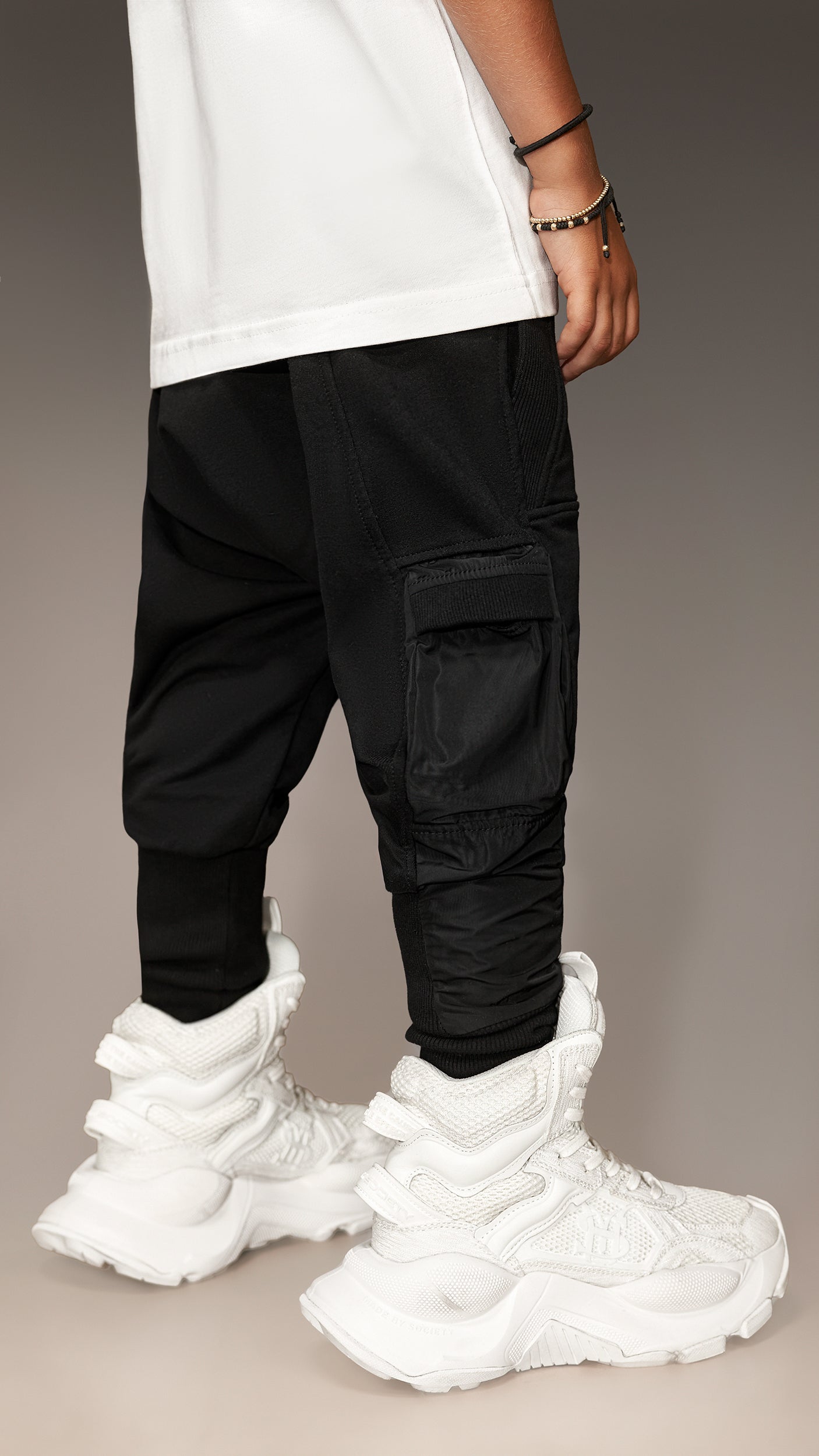 Hem cargo pants - P32184