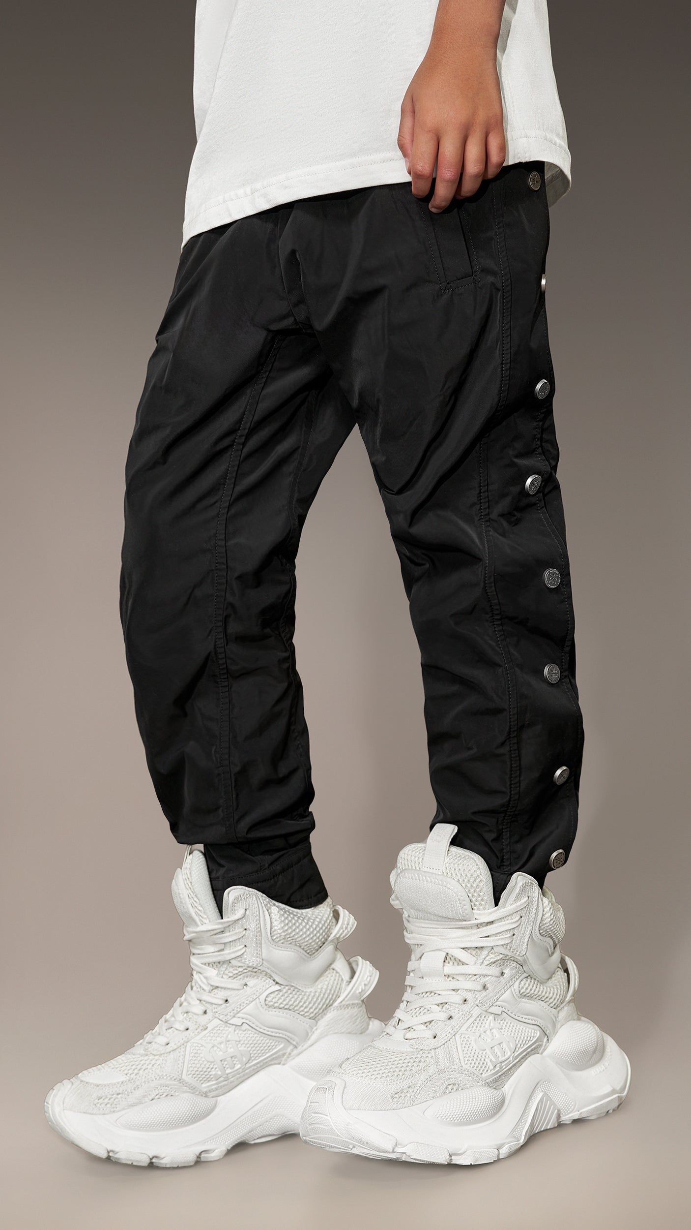 Stud track pants - P32393