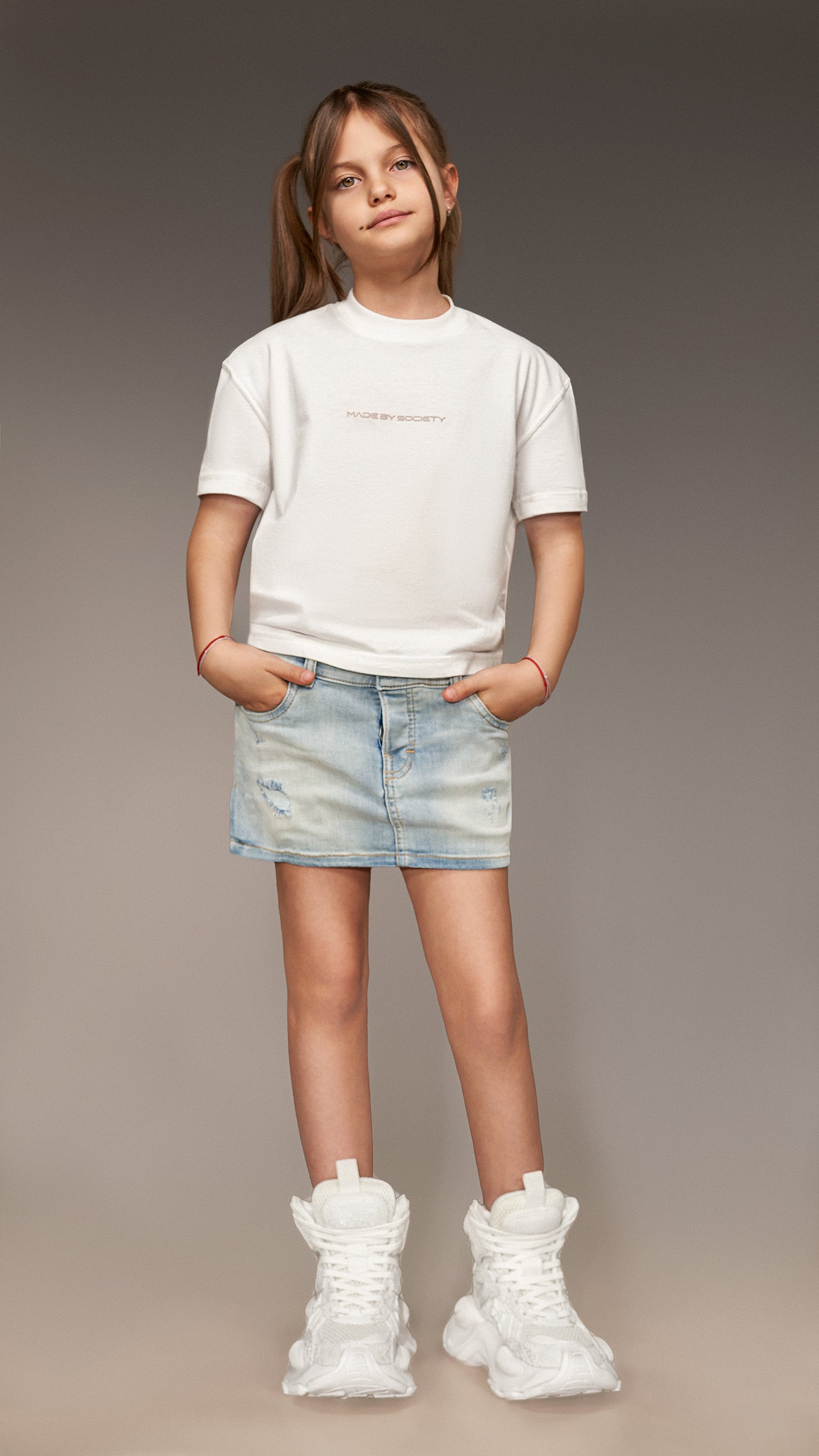 Short jeans skirt - F33551