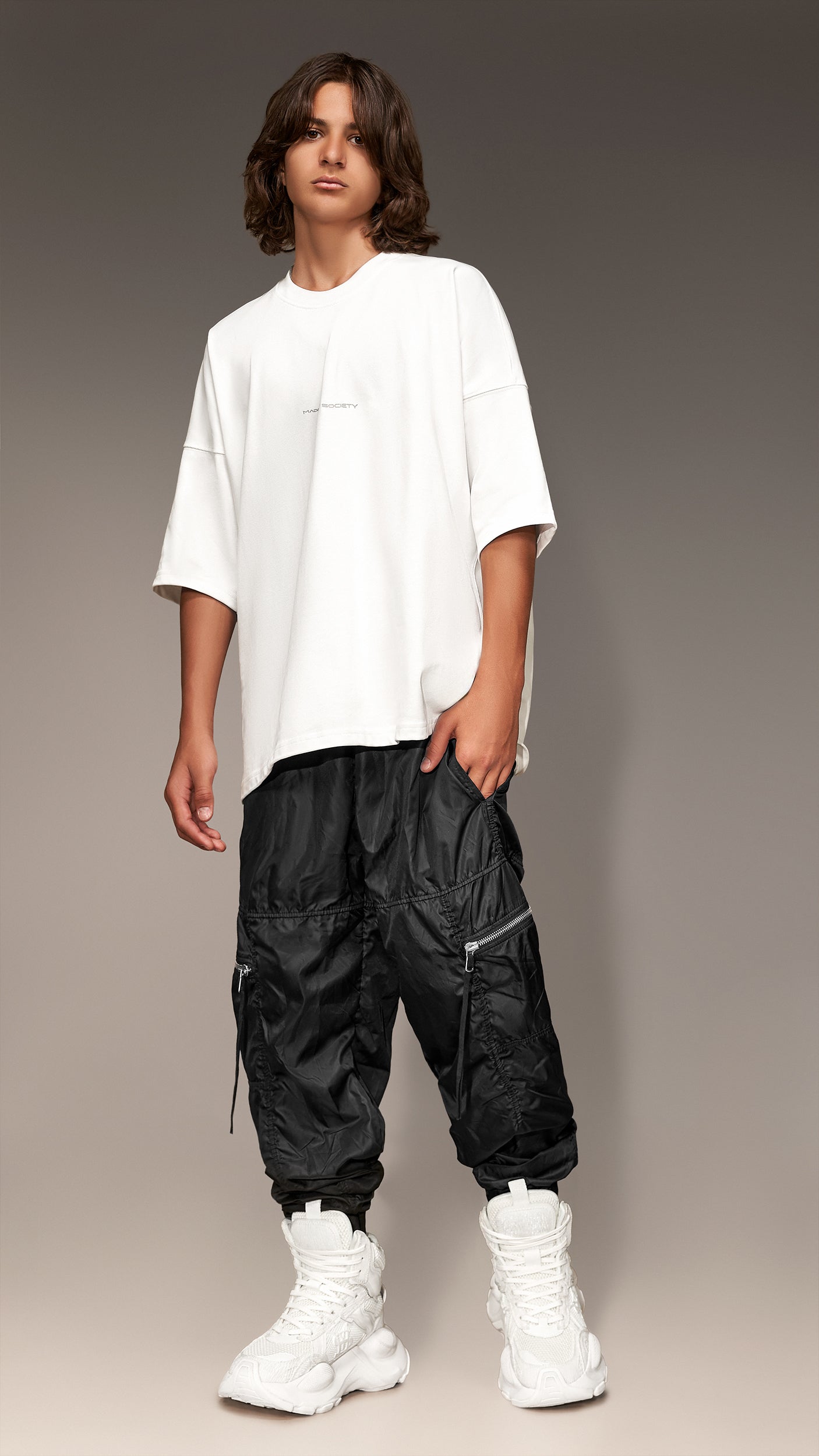 Loose jogger pants - P11180