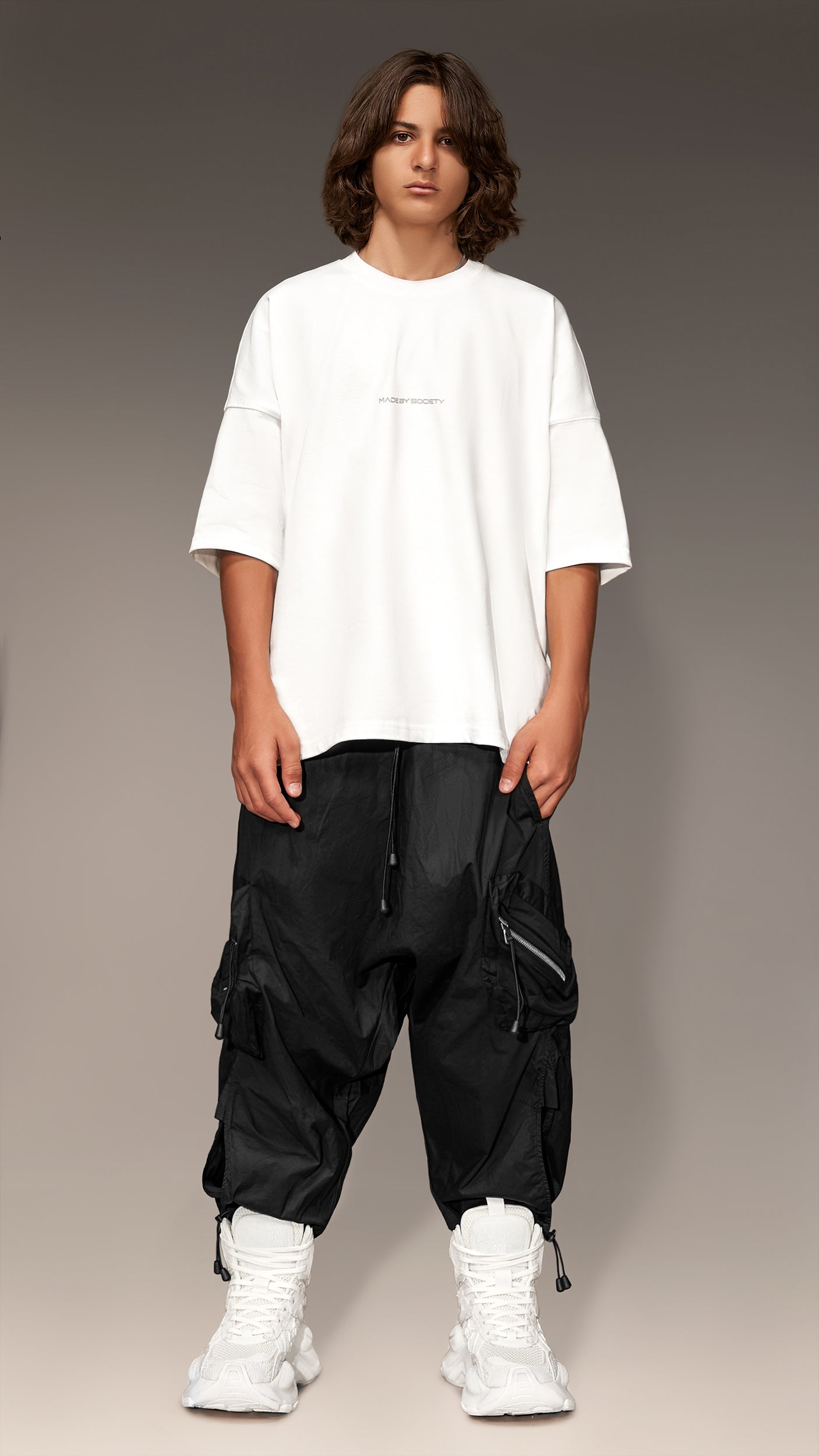 Loose cargo pants - P11223