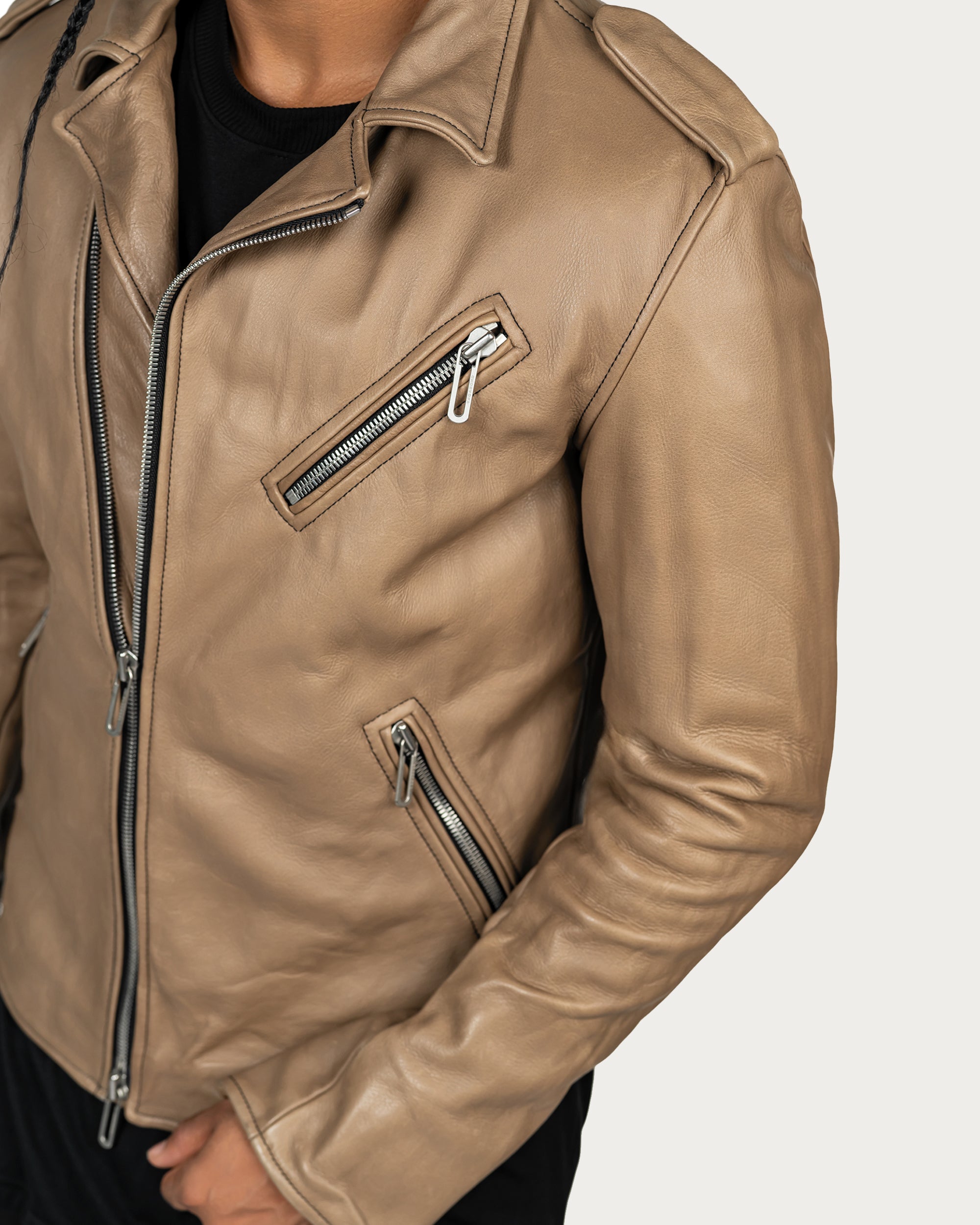 Leather jacket - J11386