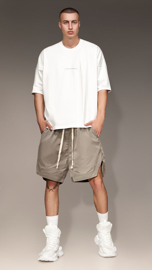 Casual "Made by Society" Shorts - B16466