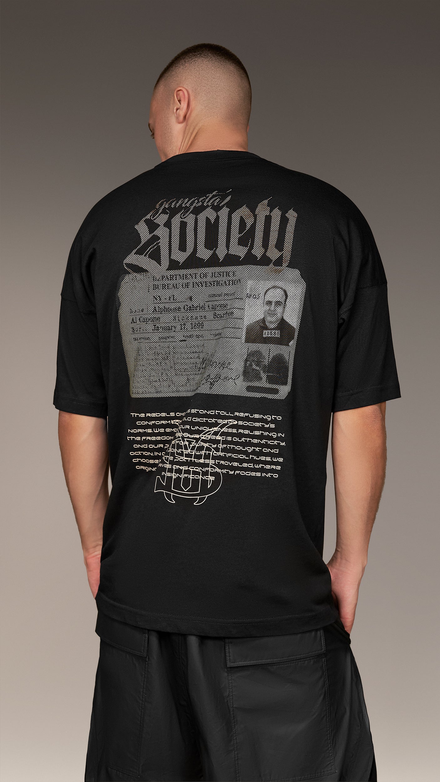 Tricou "Gangsta Society" - T15932