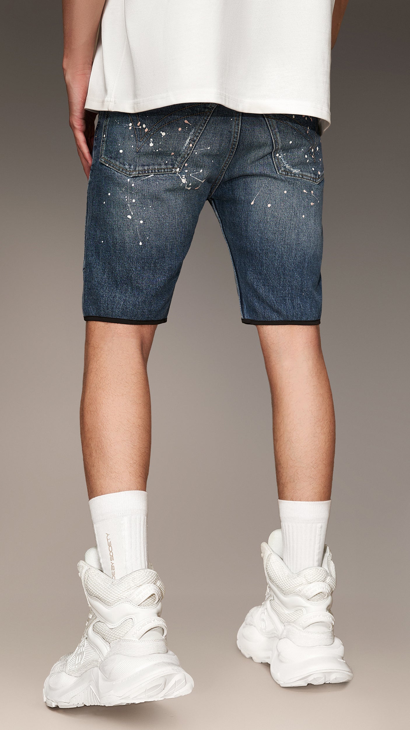 PAINT SHORT JEANS - P13154