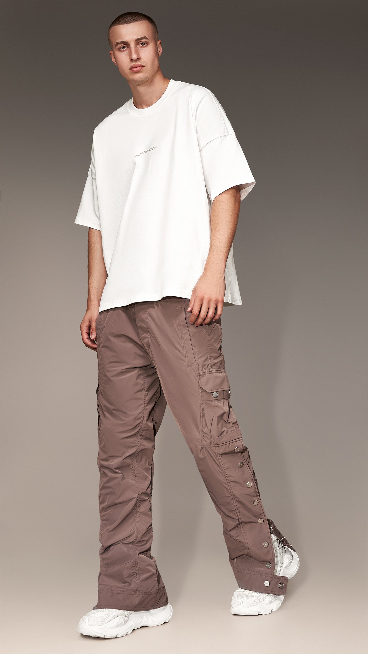 Stud cargo pants - P14420
