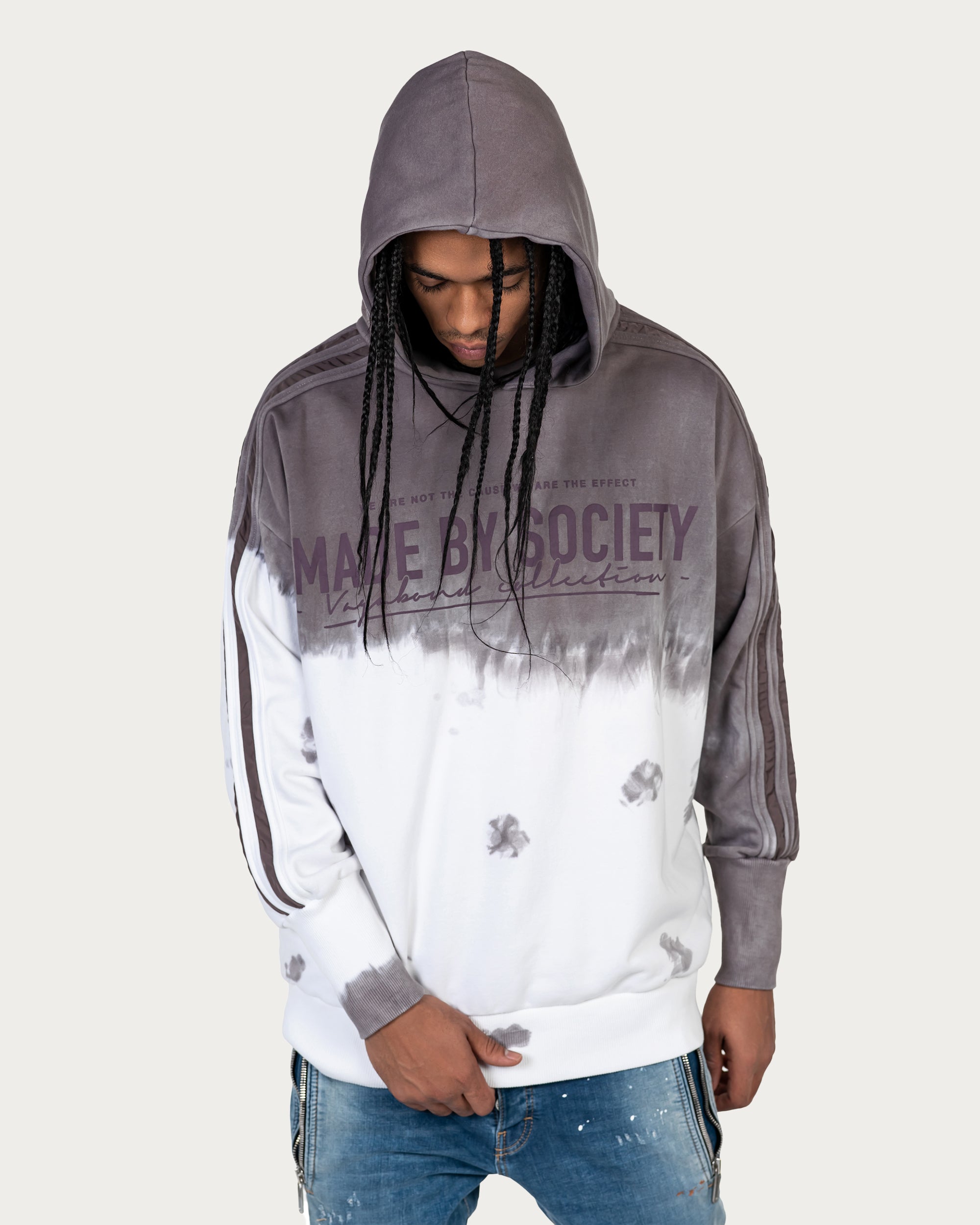 Burnt lines hoodie - H13800