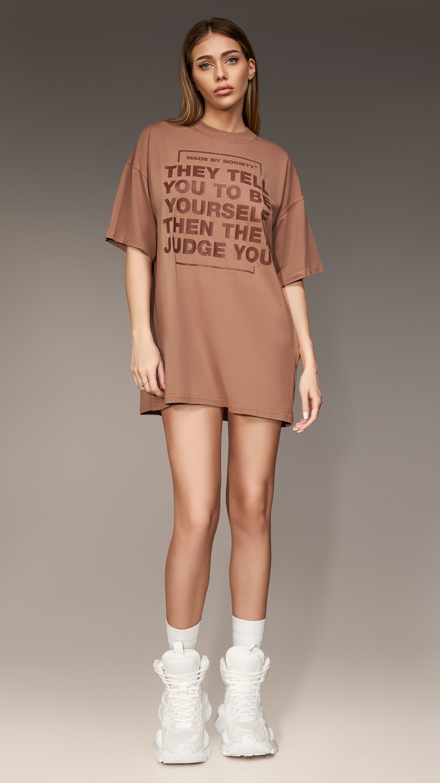 Tricou oversized - T24522