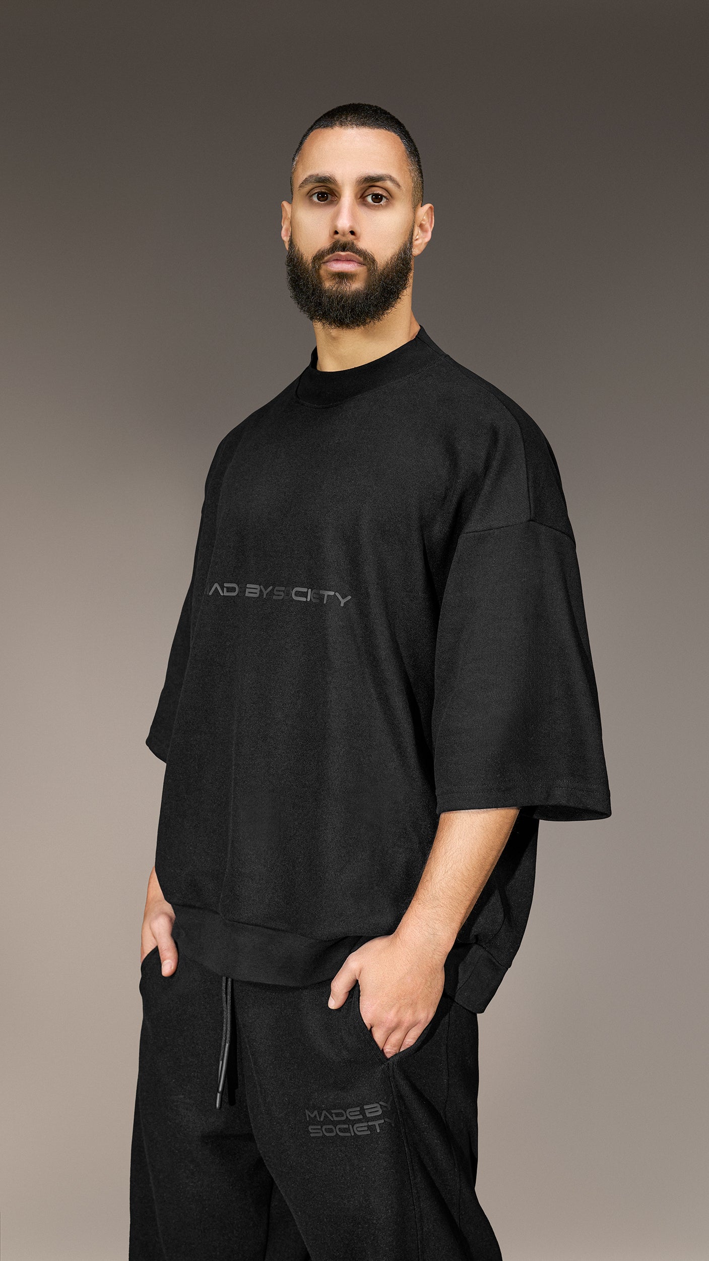 Tricou Oversized cu Tiv Elastic - T16058