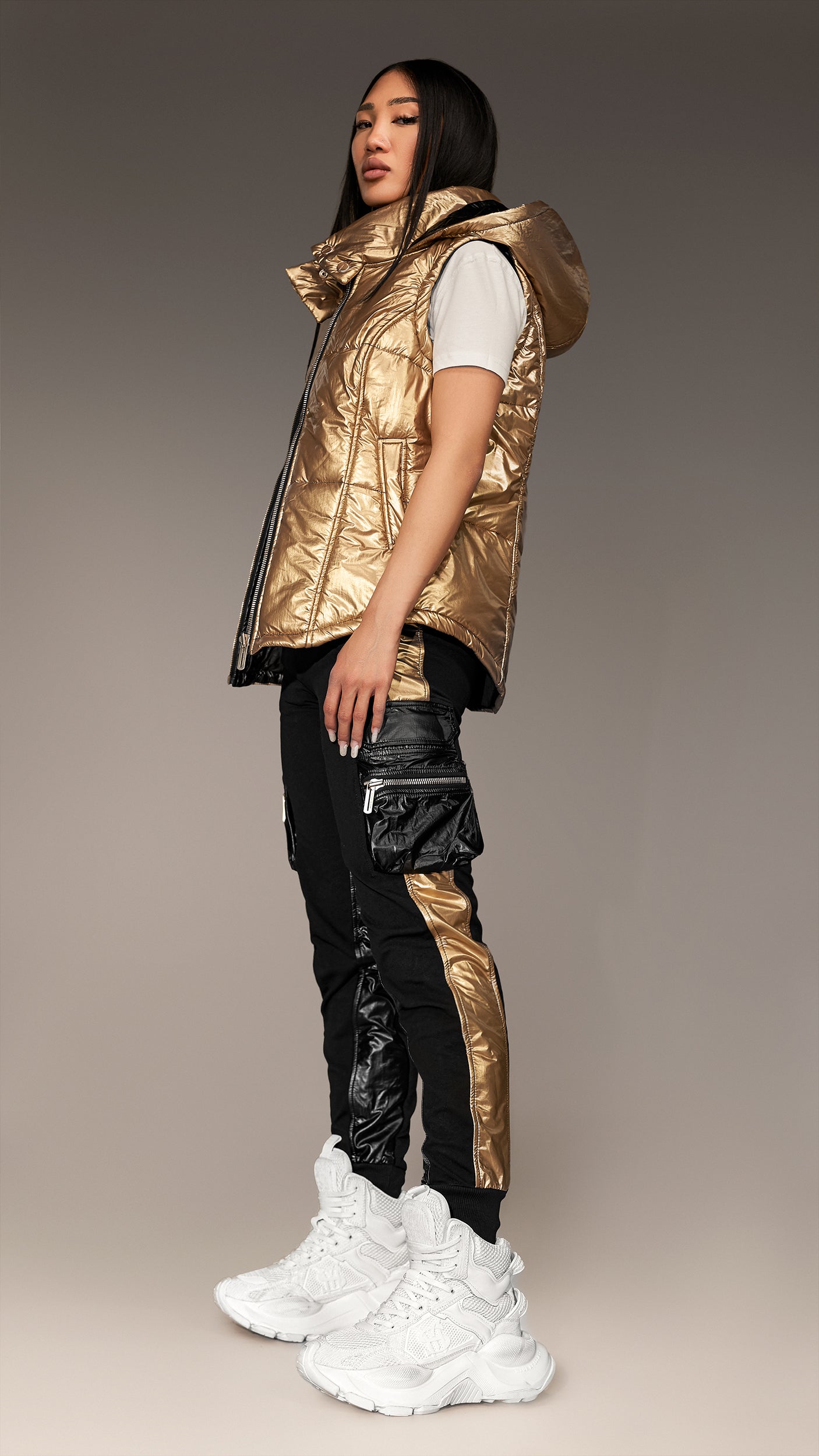 Gold band cargo pants - P25000