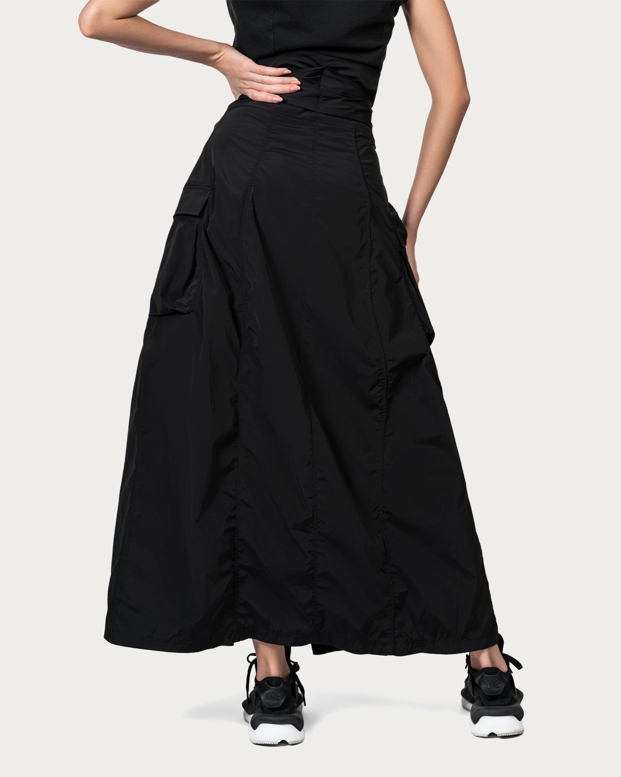 Stud long skirt - F24233