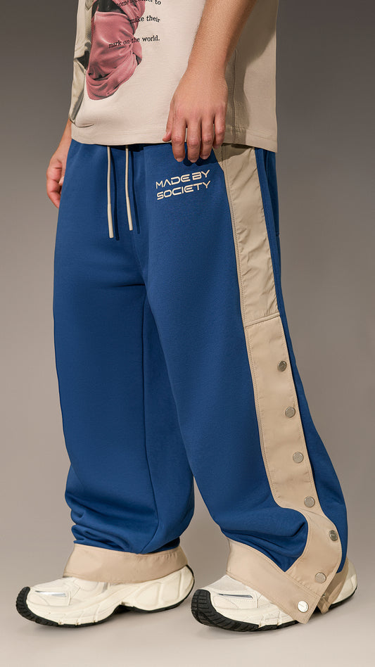 Oversize-Hosen mit Druckknöpfen – P16081