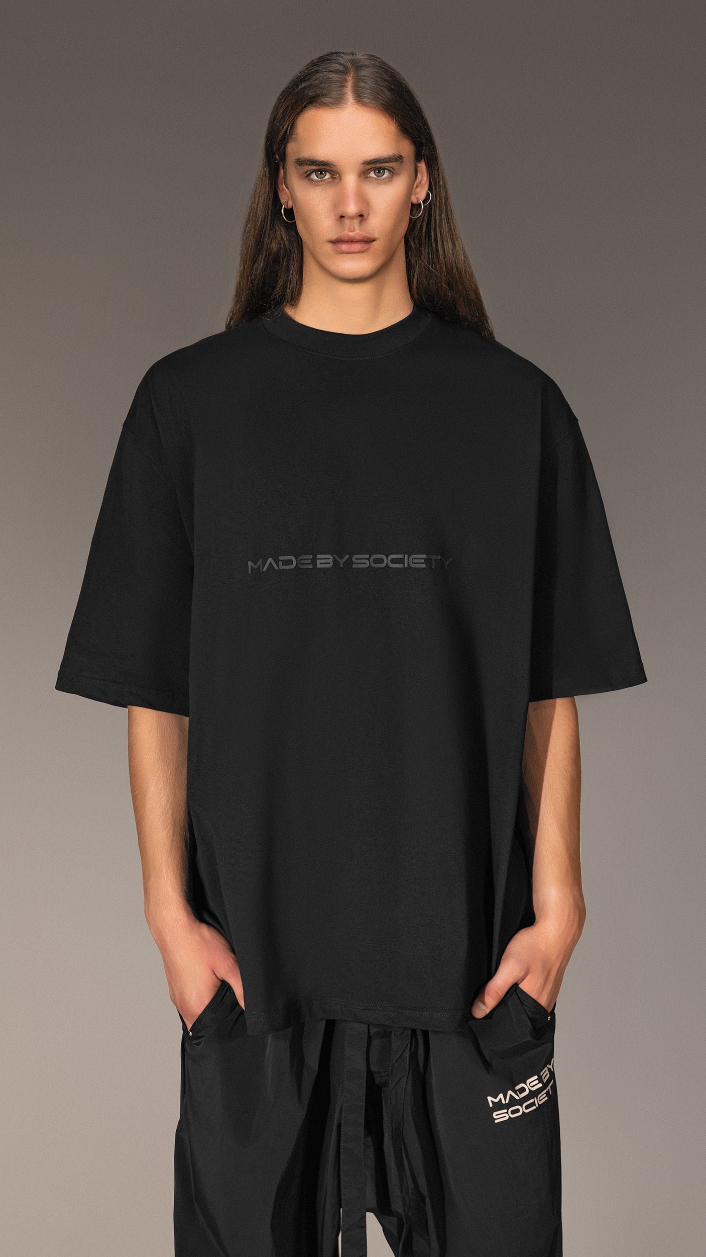 Tricou Oversized "MADE BY SOCIETY" - T15731