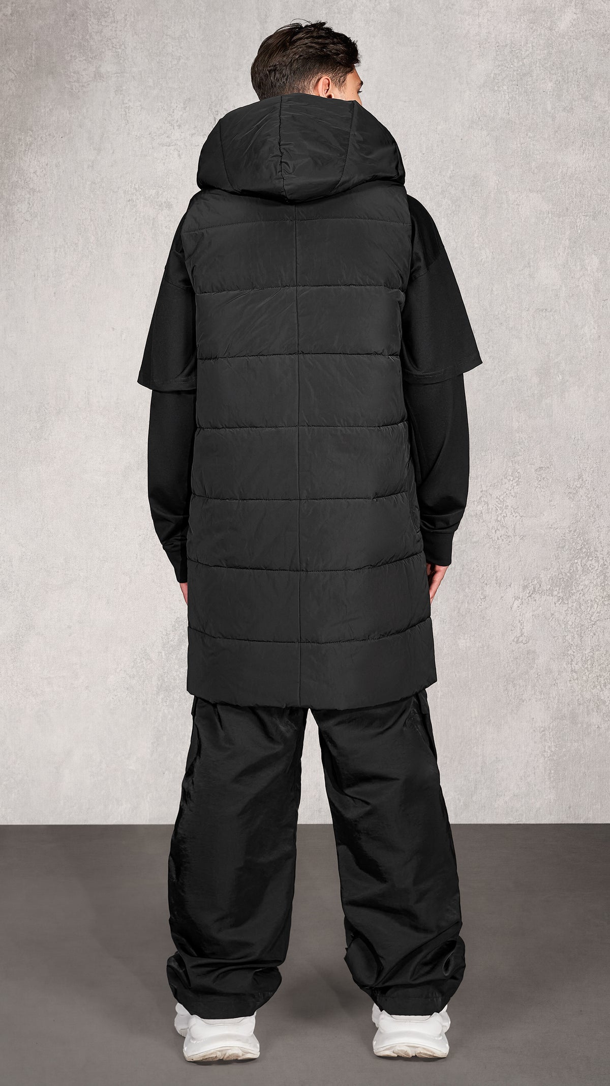 Gilet Noir Calme - V16831